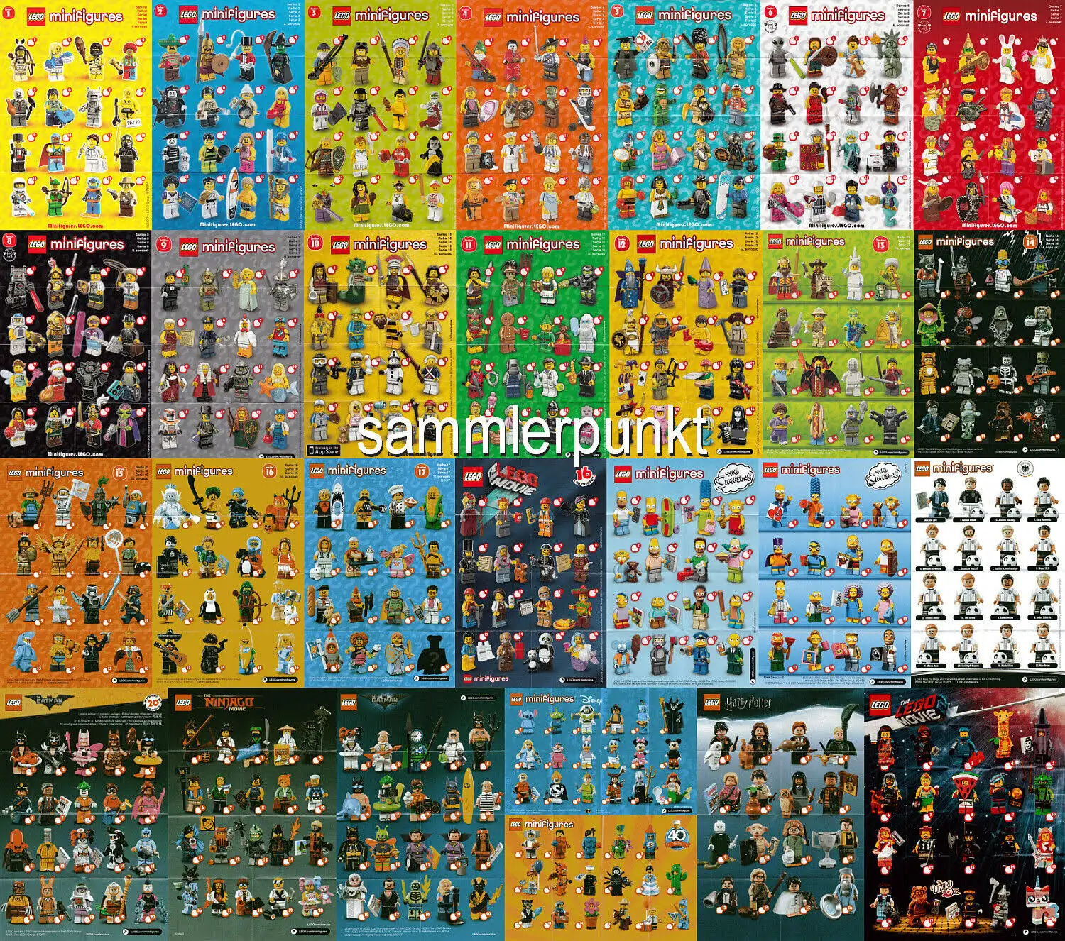 1 Minifigurki Lego Kompletny Zestaw W Oryginalnym Opakowaniu Do