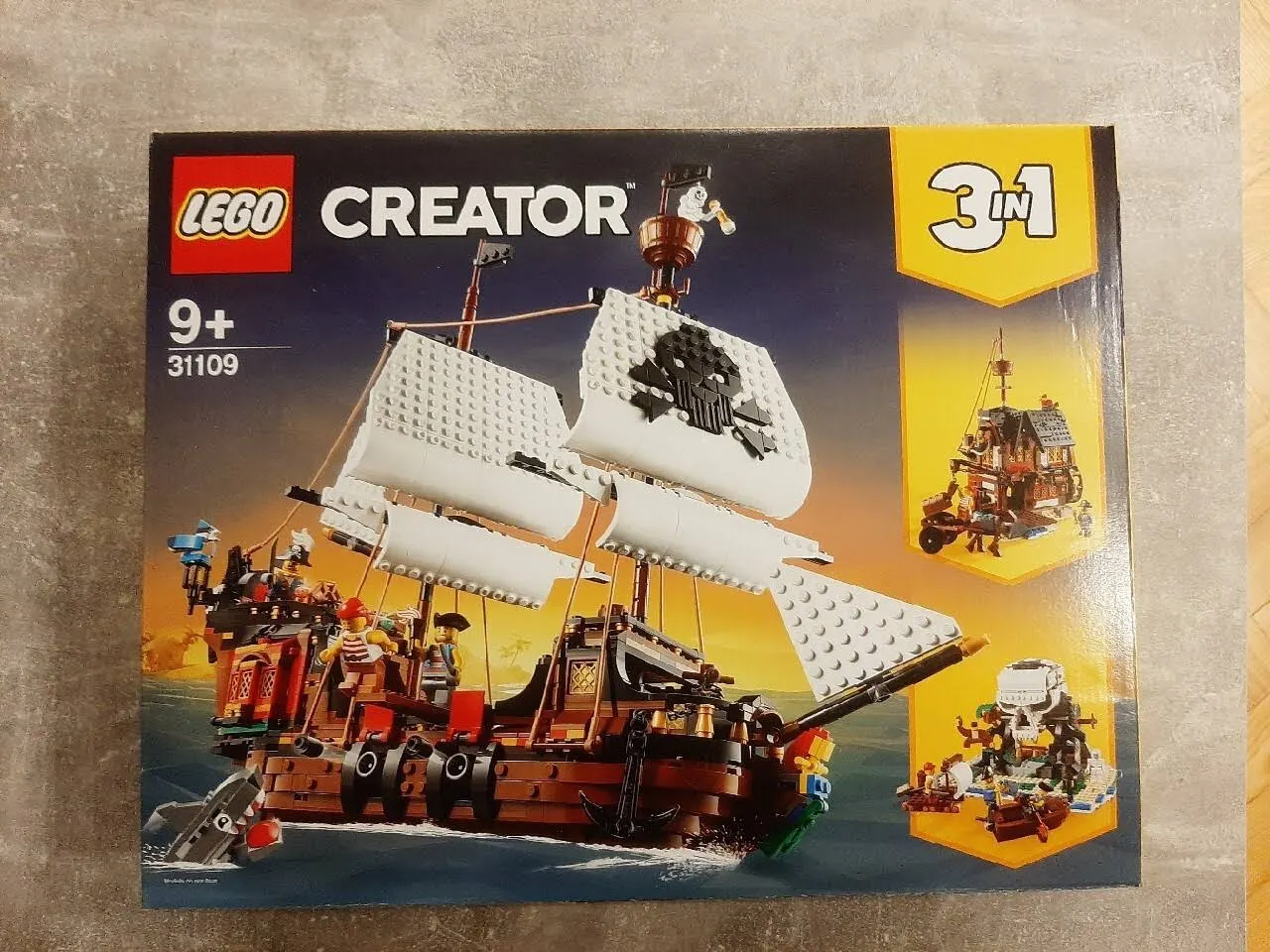 31109 LEGO CREATOR 3w1. Statek Piracki. NOWY FABRYCZNIE ZAPAKOWANE!!!