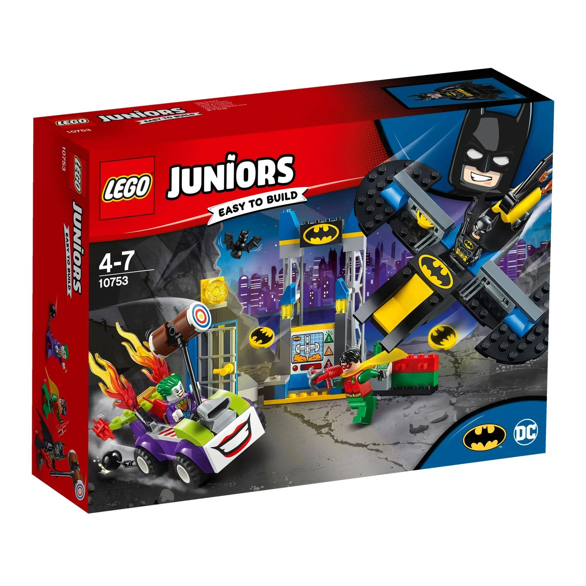Atak Jokera na jaskinię Batmana LEGO JUNIORS 10753