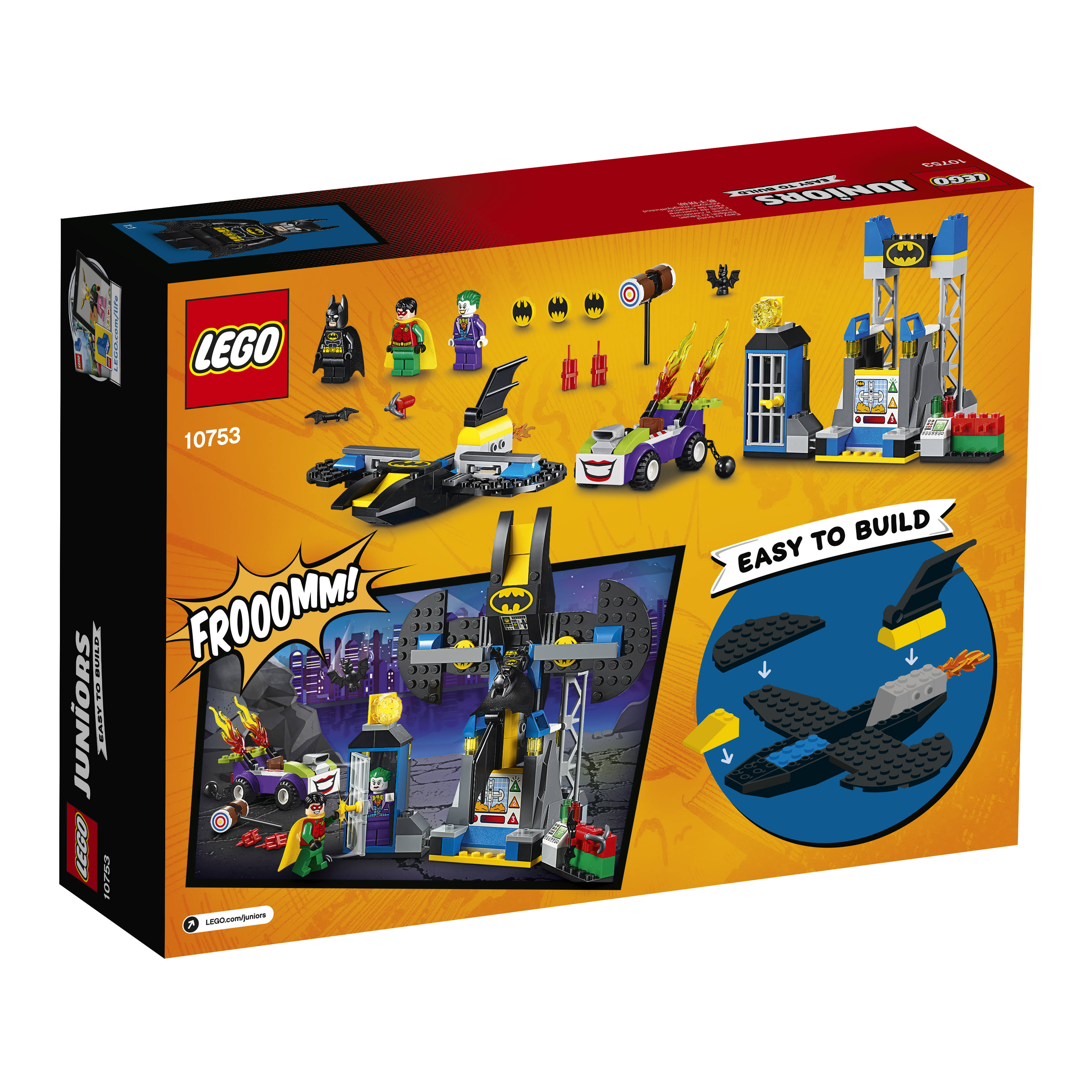 Atak Jokera na jaskinię Batmana LEGO JUNIORS 10753
