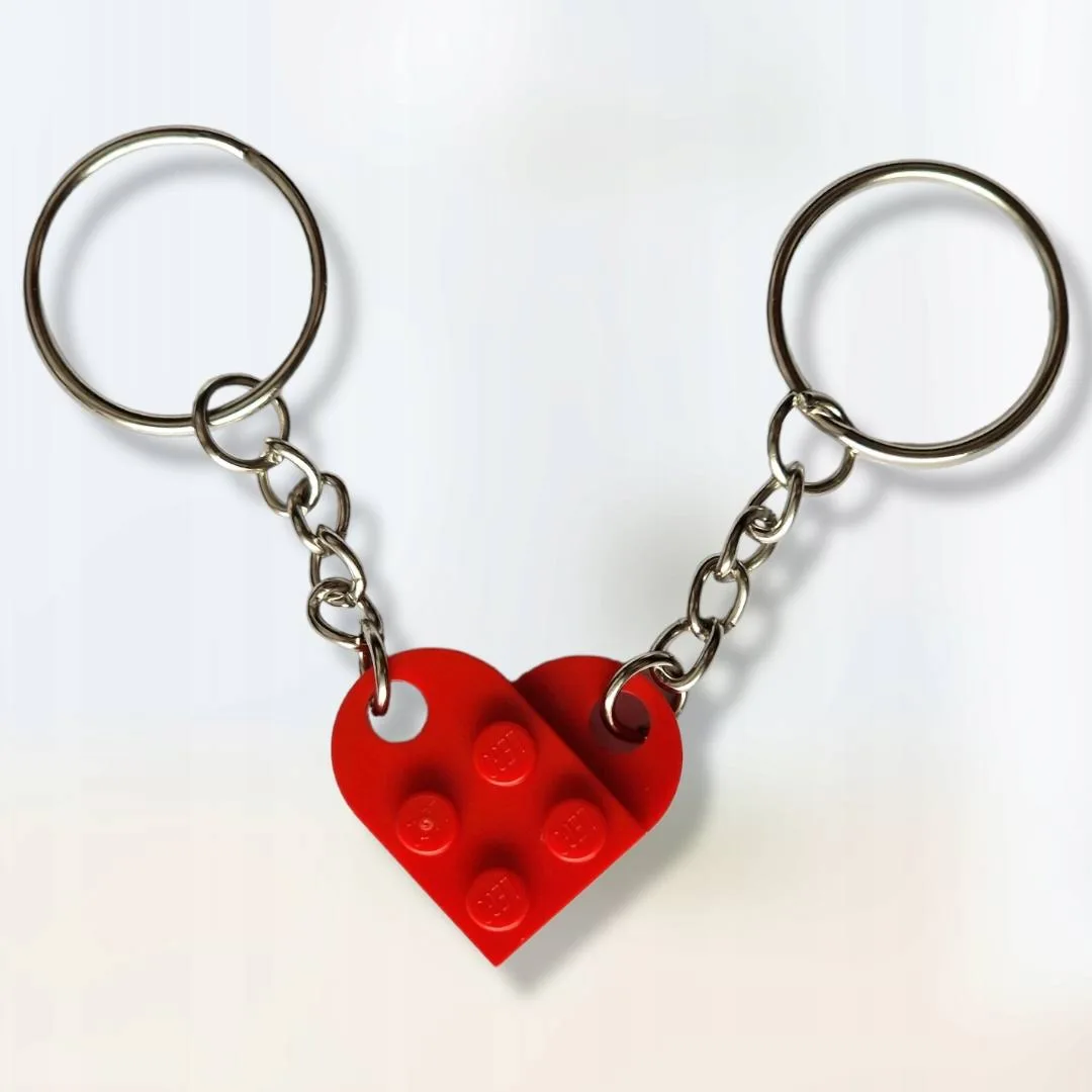 Brelok klocki Lego Serce Breloczek Dodatek prezentu Walentynki <3