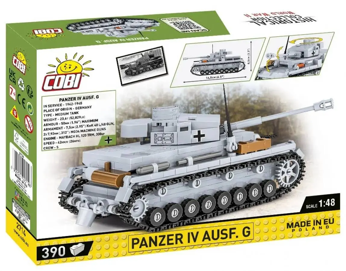 COBI 2714 Czołg Panzer IV Ausf. G