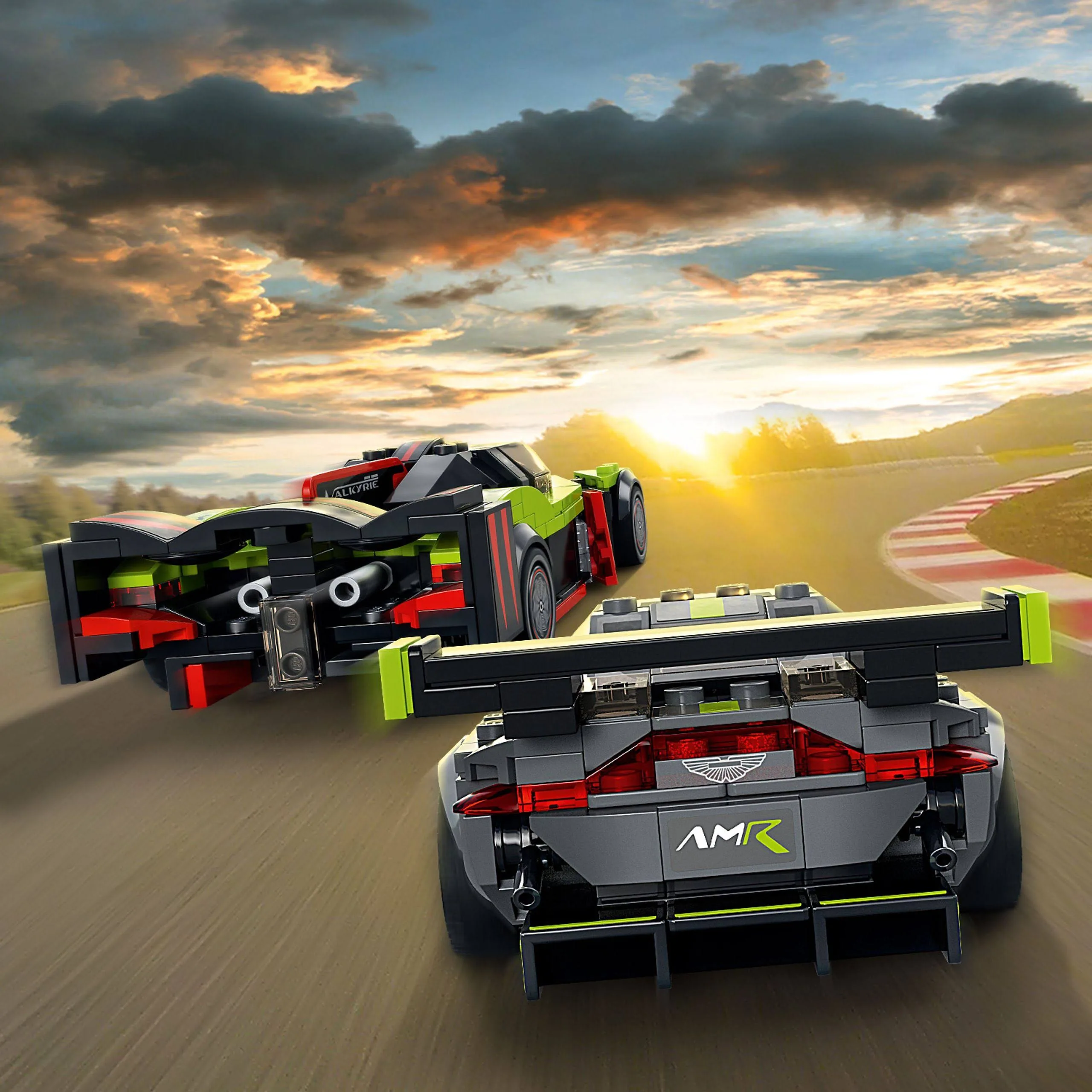Duży Zestaw Lego Speed Champions Aston Martin Valkyrie Amr Pro Vantage GT3