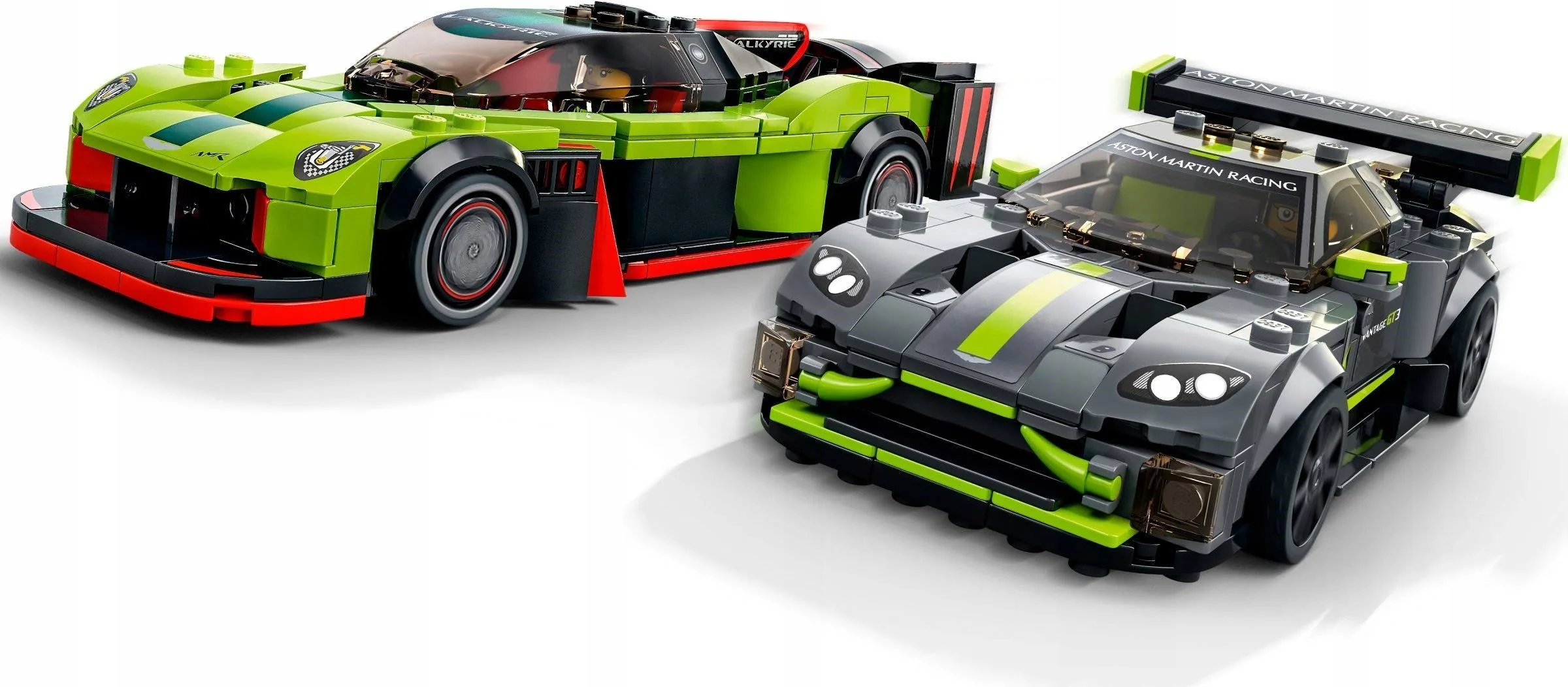 Duży Zestaw Lego Speed Champions Aston Martin Valkyrie Amr Pro Vantage GT3