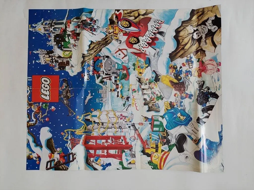 Katalogi Lego z lat 90 6 sztuk + 9 ulotek + 3 plakaty