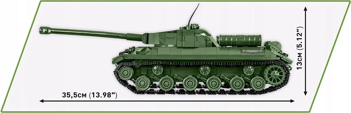 Klocki Cobi 2590 czołg SIS-3 Soviet Heavy Tank Hc WW2 1170 El. Płytka