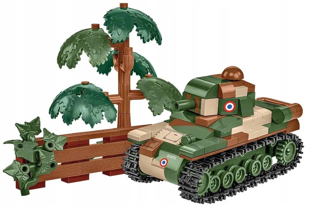 Klocki Cobi 2719 Czołg Renault R-35 Hc WW2 258 El. Płytka Konstrukcyjna