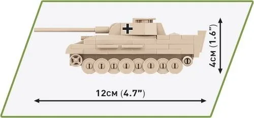 Klocki Cobi 3099 Czołg Panzer V Panther Hc WW2 126 El. Płytka