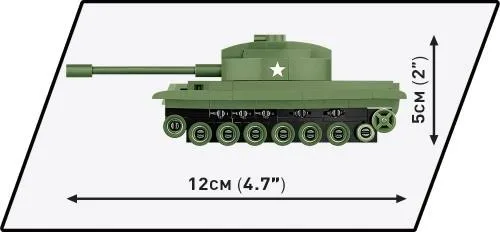 Klocki Cobi 3104 Czołg Patton M48 Armed Forces 127 El. Płytka