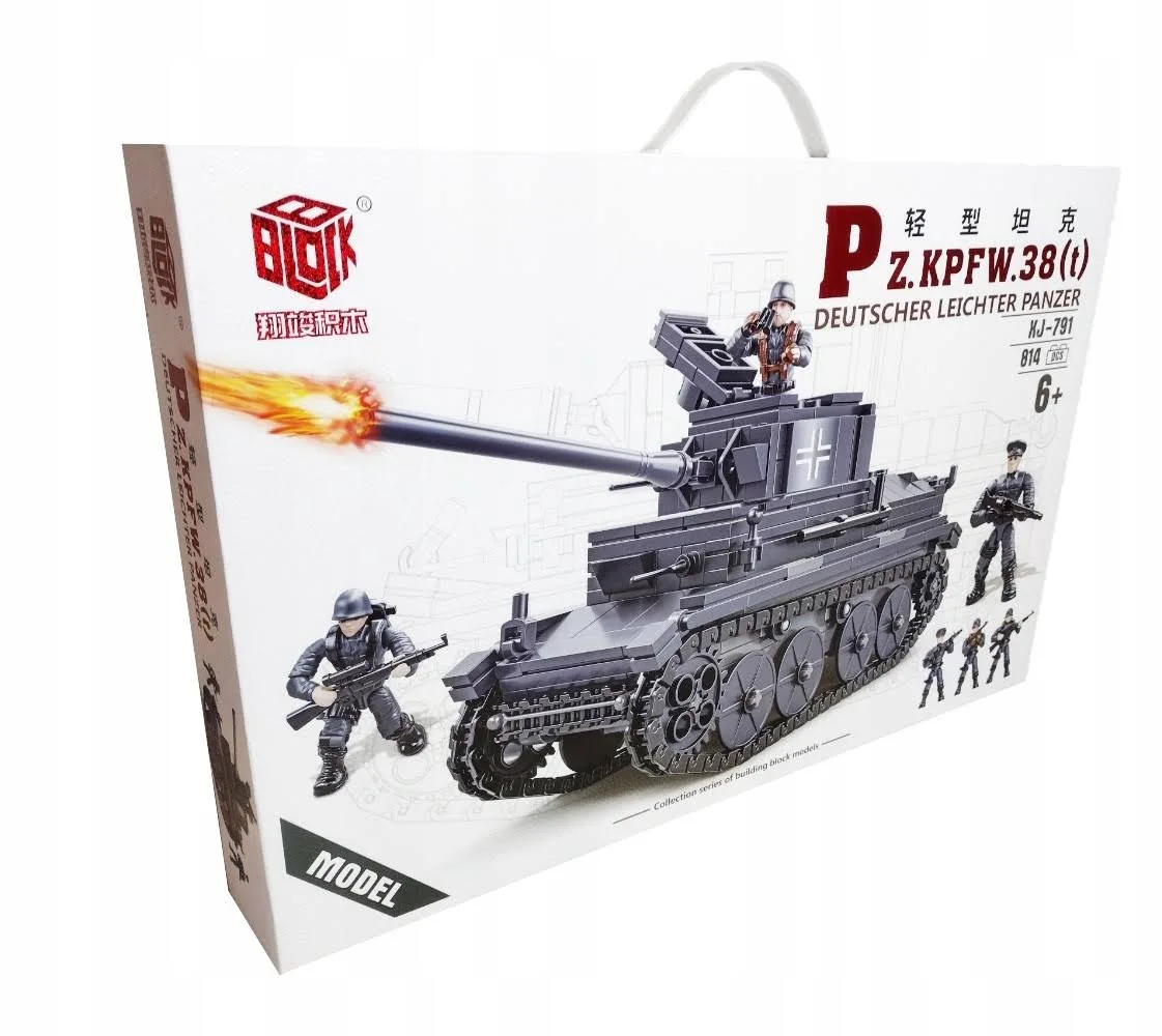 Klocki Czołg Niemiecki Panzer Wojsko Armia Pzkpfw