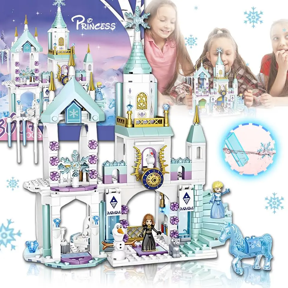 Klocki Kraina Lodu Elsa Lodowy Pałac Elsy Olaf