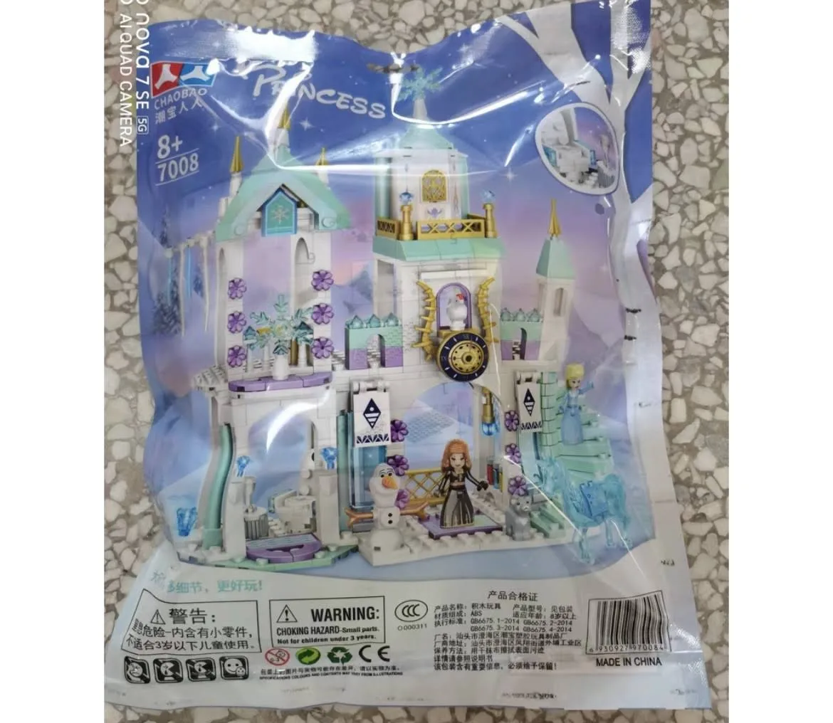 Klocki Kraina Lodu Elsa Lodowy Pałac Elsy Olaf