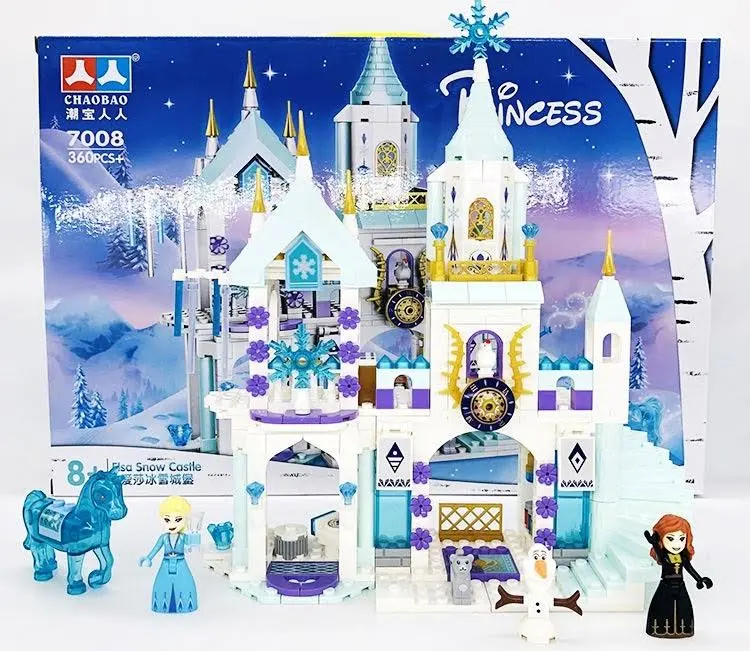 Klocki Kraina Lodu Frozen Pałac Zamek Elsy