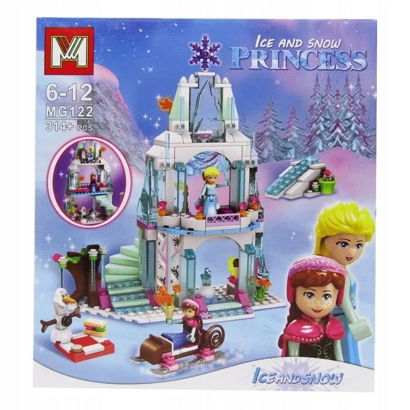 Klocki Kraina Lodu Kryształowy Pałac ElSA