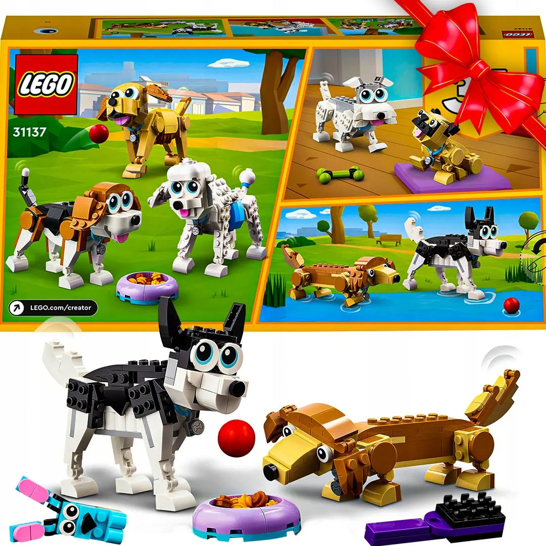 Klocki Lego Urocze Psy Dla Dziewczynki Zestaw XXL