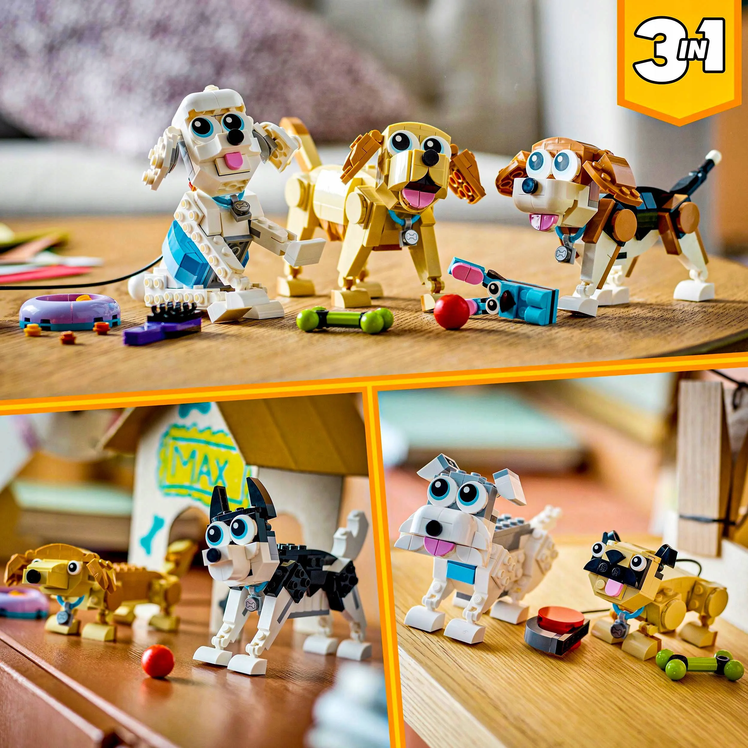 Klocki Lego Urocze Psy Dla Dziewczynki Zestaw XXL