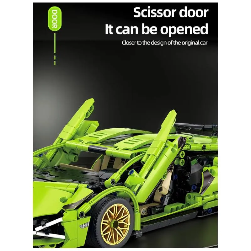 Klocki Technic 1280 szt - zdalnie sterowane auto Lamborgini 36cm