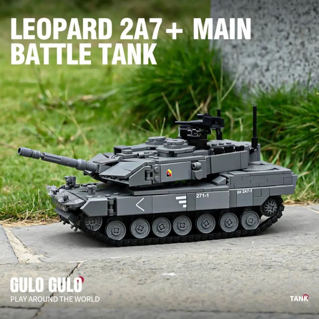 Klocki lego replika czołgu Leopard 2A7+