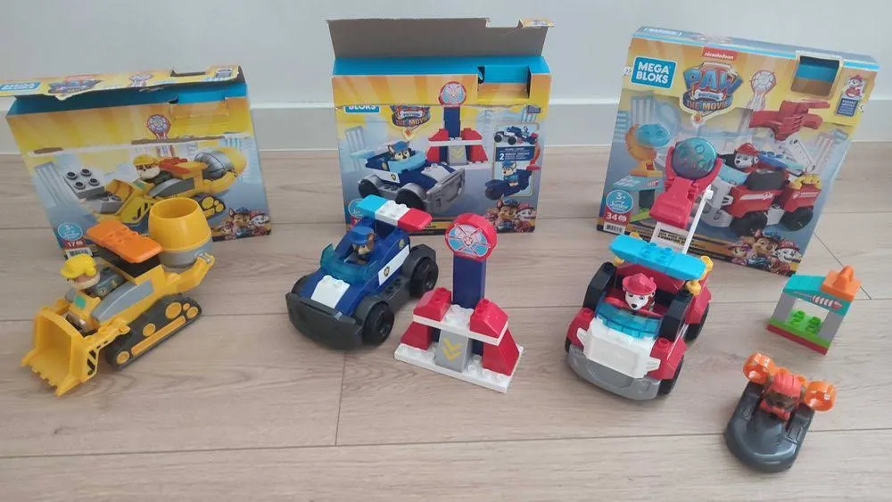 Klocki pojazdy Psi Patrol