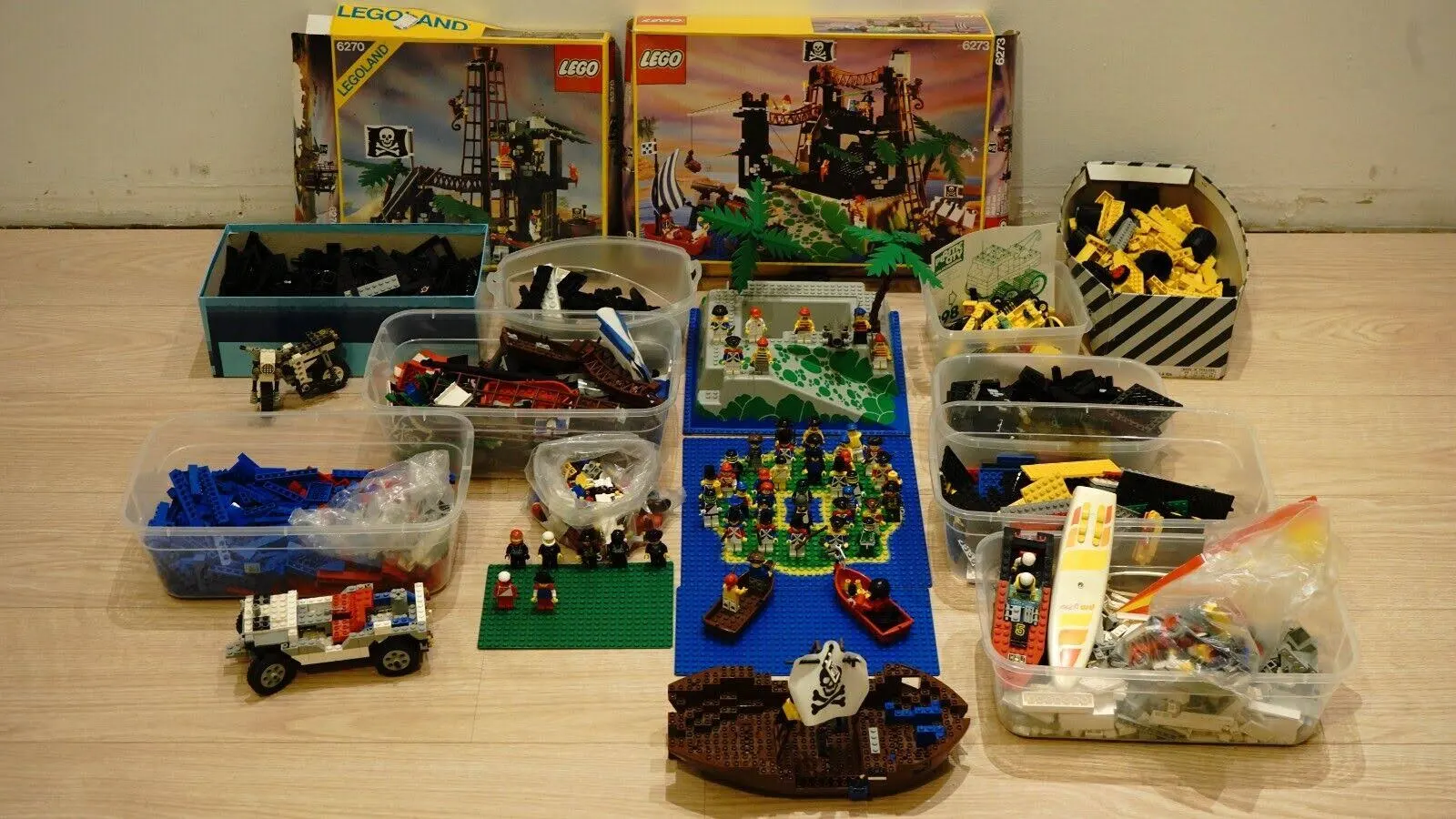 Kolekcja Lego Piraci Z Lat 90. 6273 - 6274 - 6267 - 6381 - 5580 - 6259