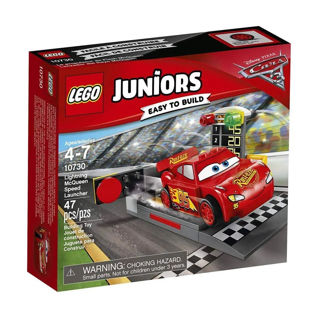 LEGO 10730 Juniors Lightning Mcqueens Rampa Wyrzutnia, Wielokolorowa