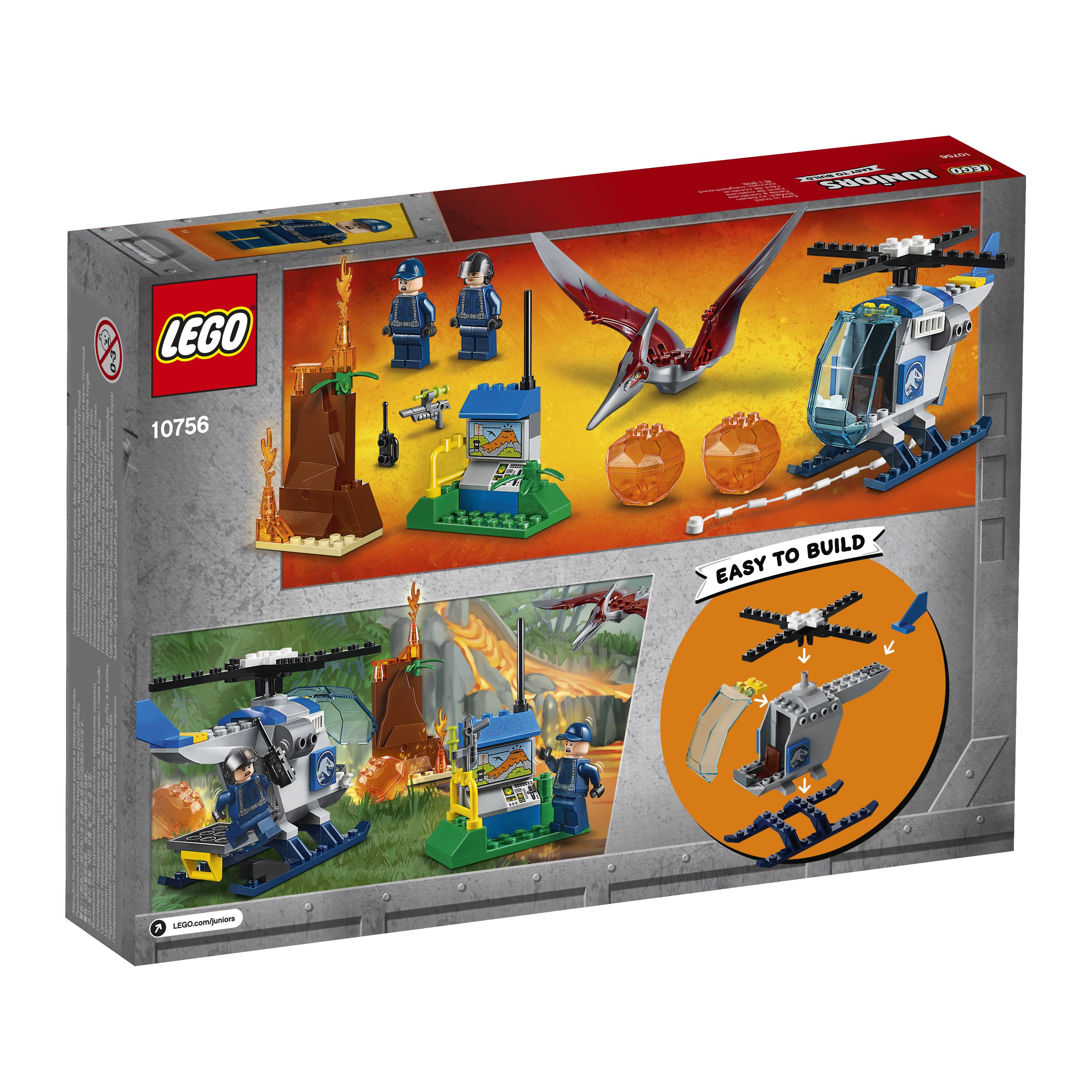 LEGO 10756 JUNIORS UCIECZKA PRZED PTERANODONEM