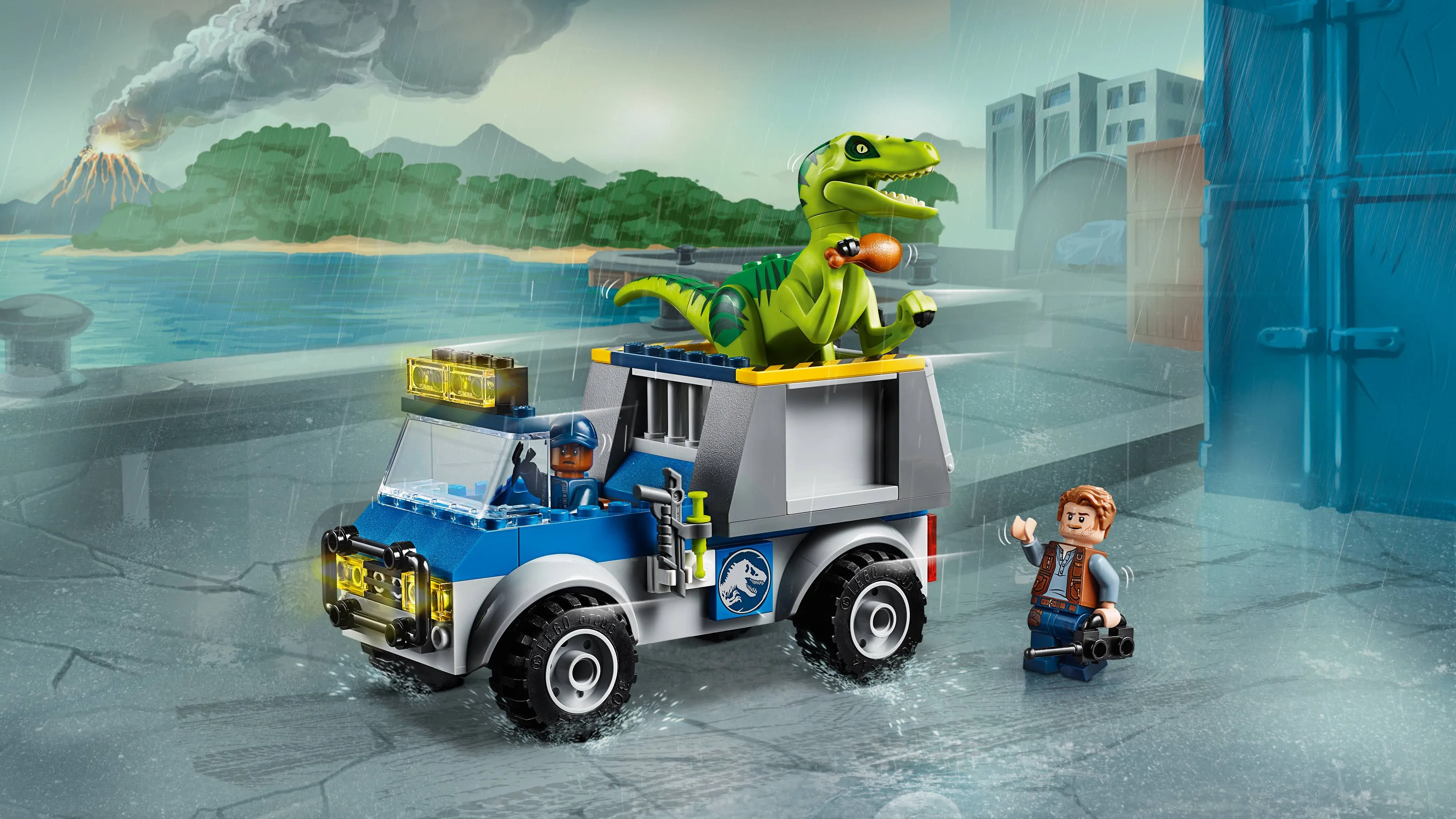 LEGO 10757 JUNIORS NA RATUNEK RAPTOROM