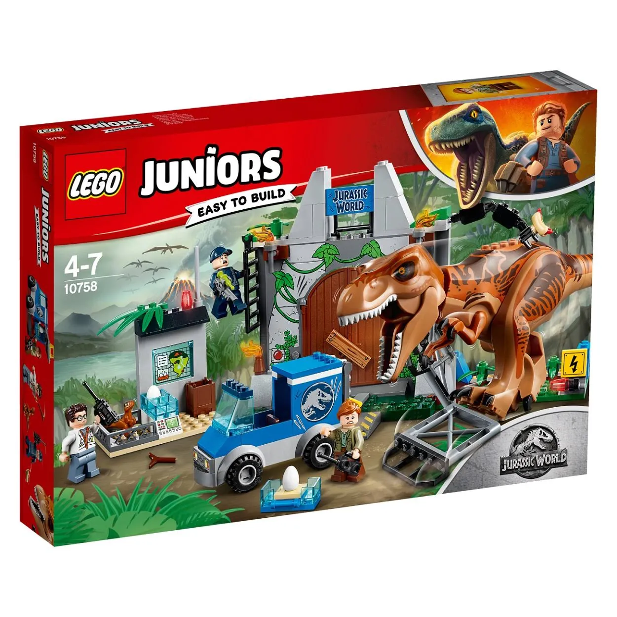 LEGO 10758 JUNIORS T. REX NA WOLNOŚCI