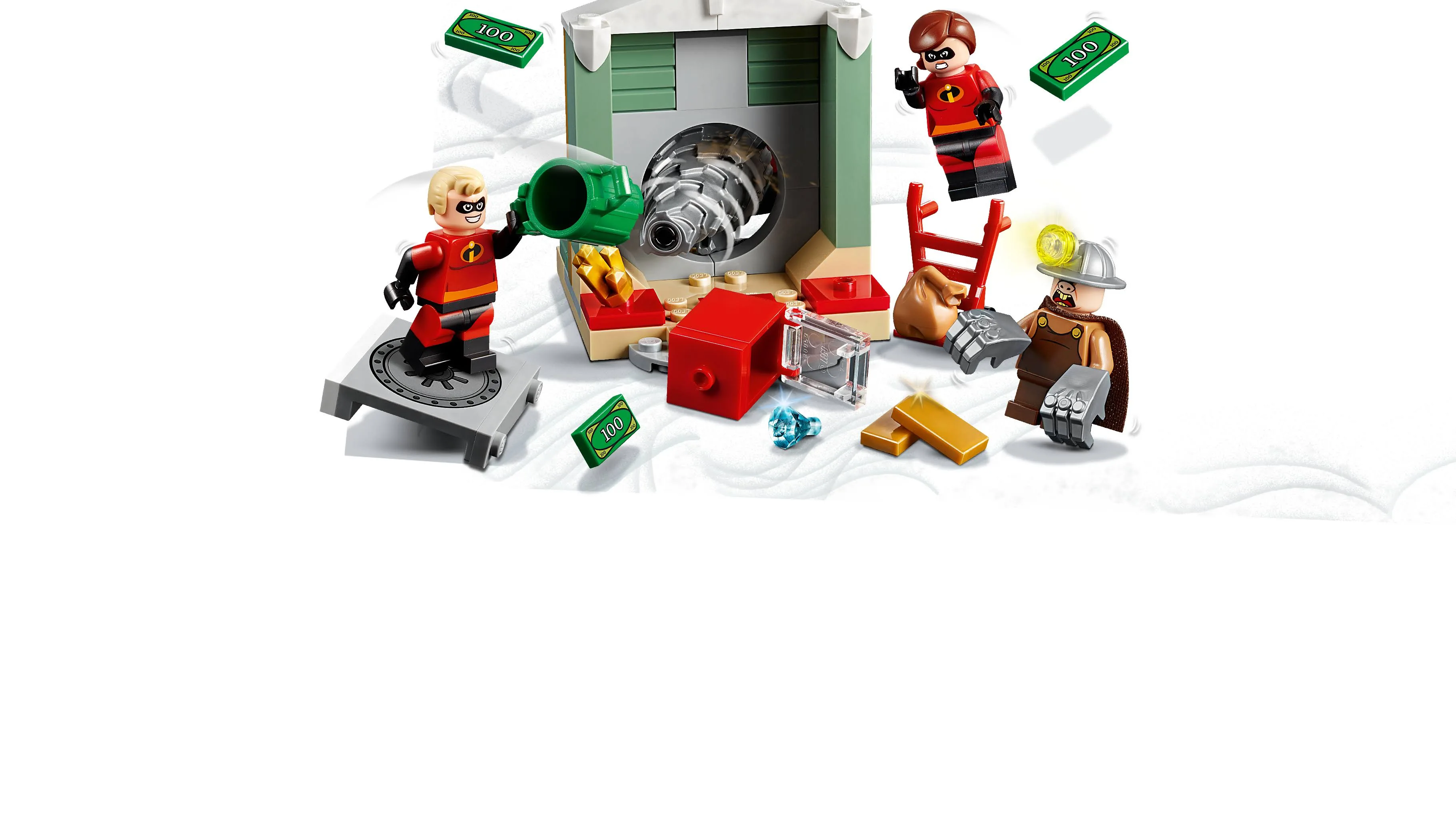 LEGO 10760 JUNIORS NAPAD CZŁOWIEKA SZPADLA NA BANK
