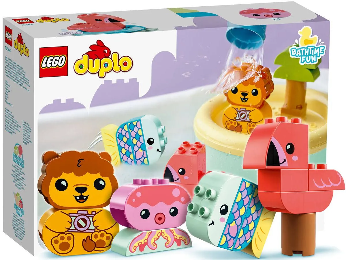 LEGO 10966 DUPLO ZABAWA W KĄPIELI: PŁYWAJĄCA WYSPA ZE ZWIERZĄTKAMI
