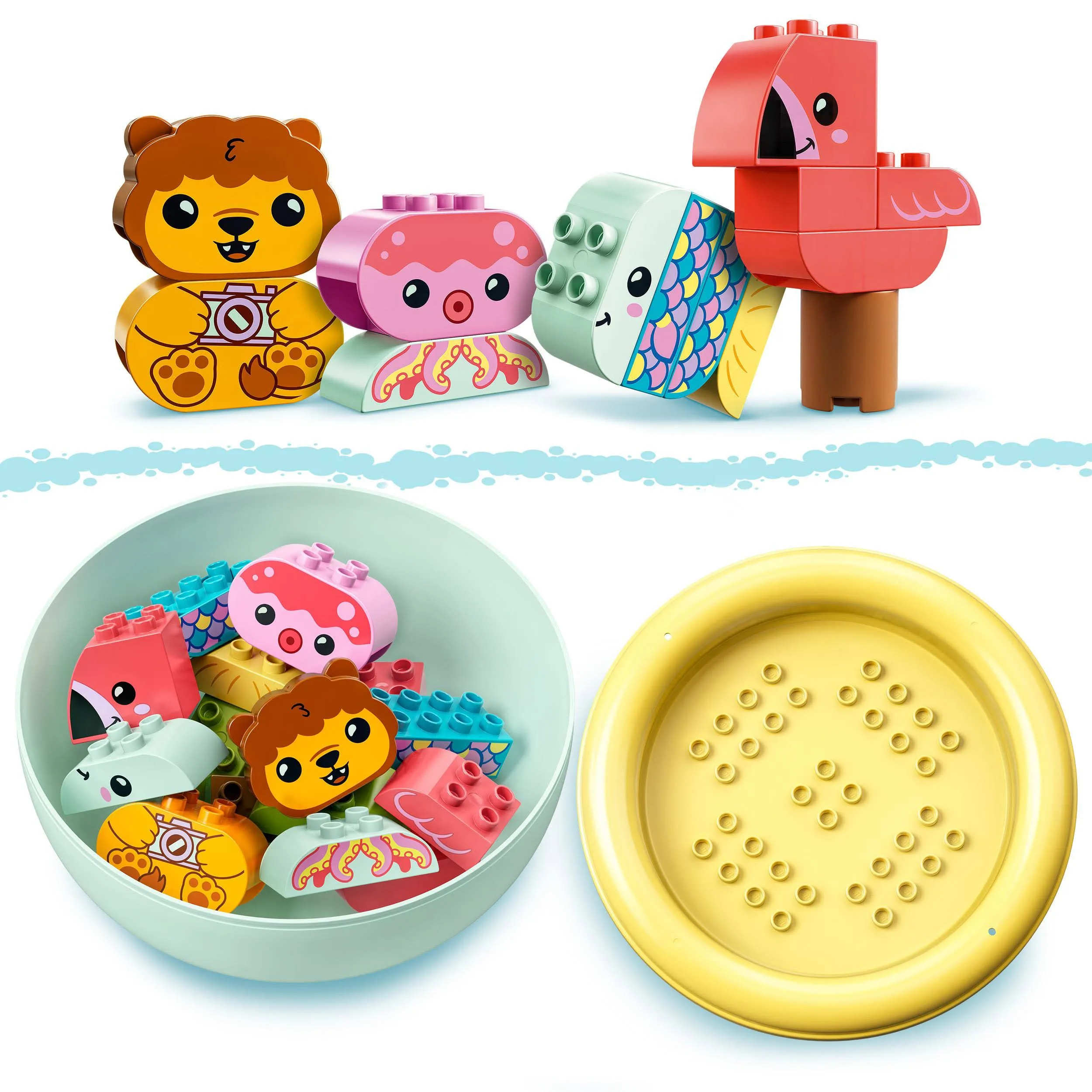 LEGO 10966 DUPLO ZABAWA W KĄPIELI: PŁYWAJĄCA WYSPA ZE ZWIERZĄTKAMI