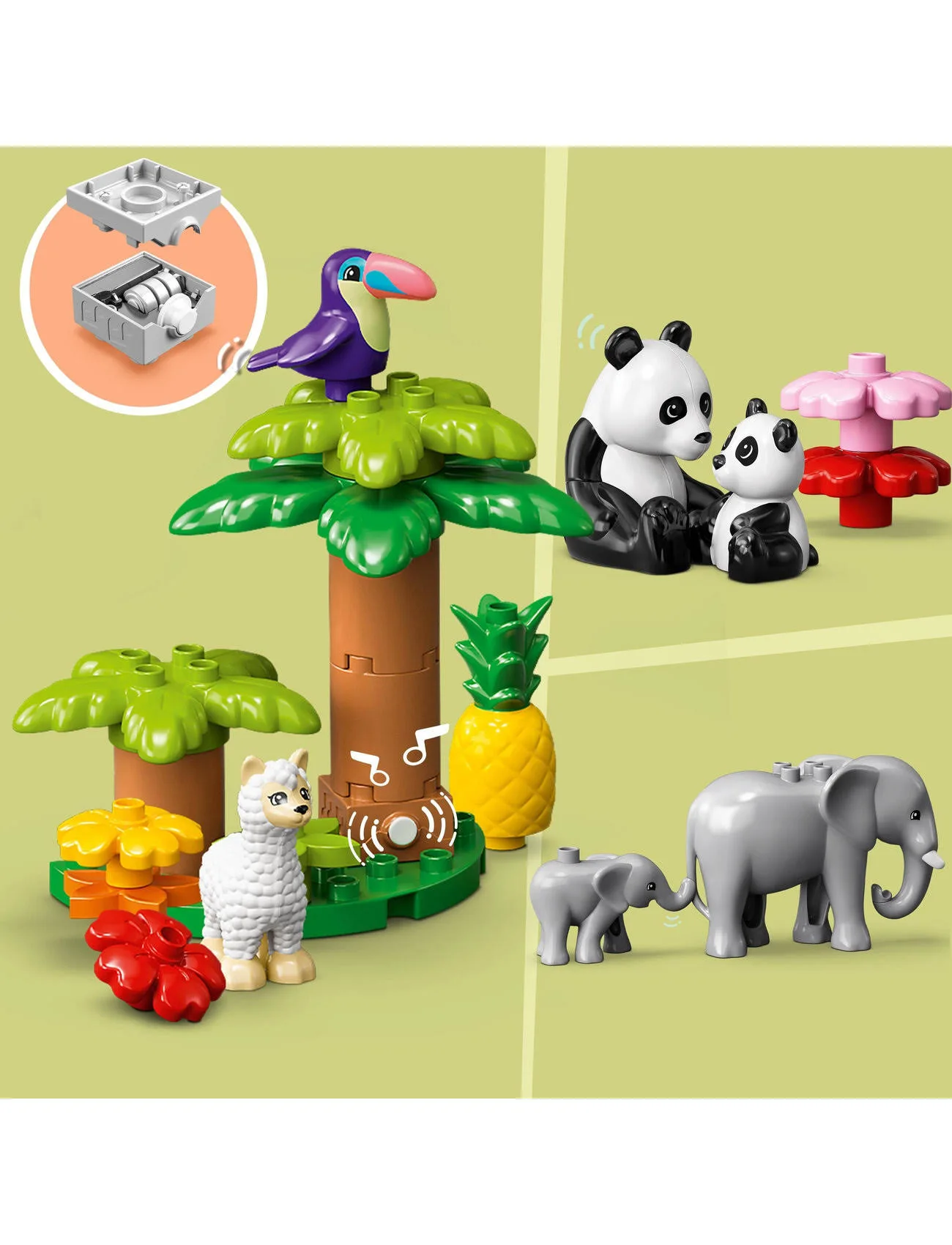 LEGO 10975 DUPLO DZIKIE ZWIERZĘTA ŚWIATA