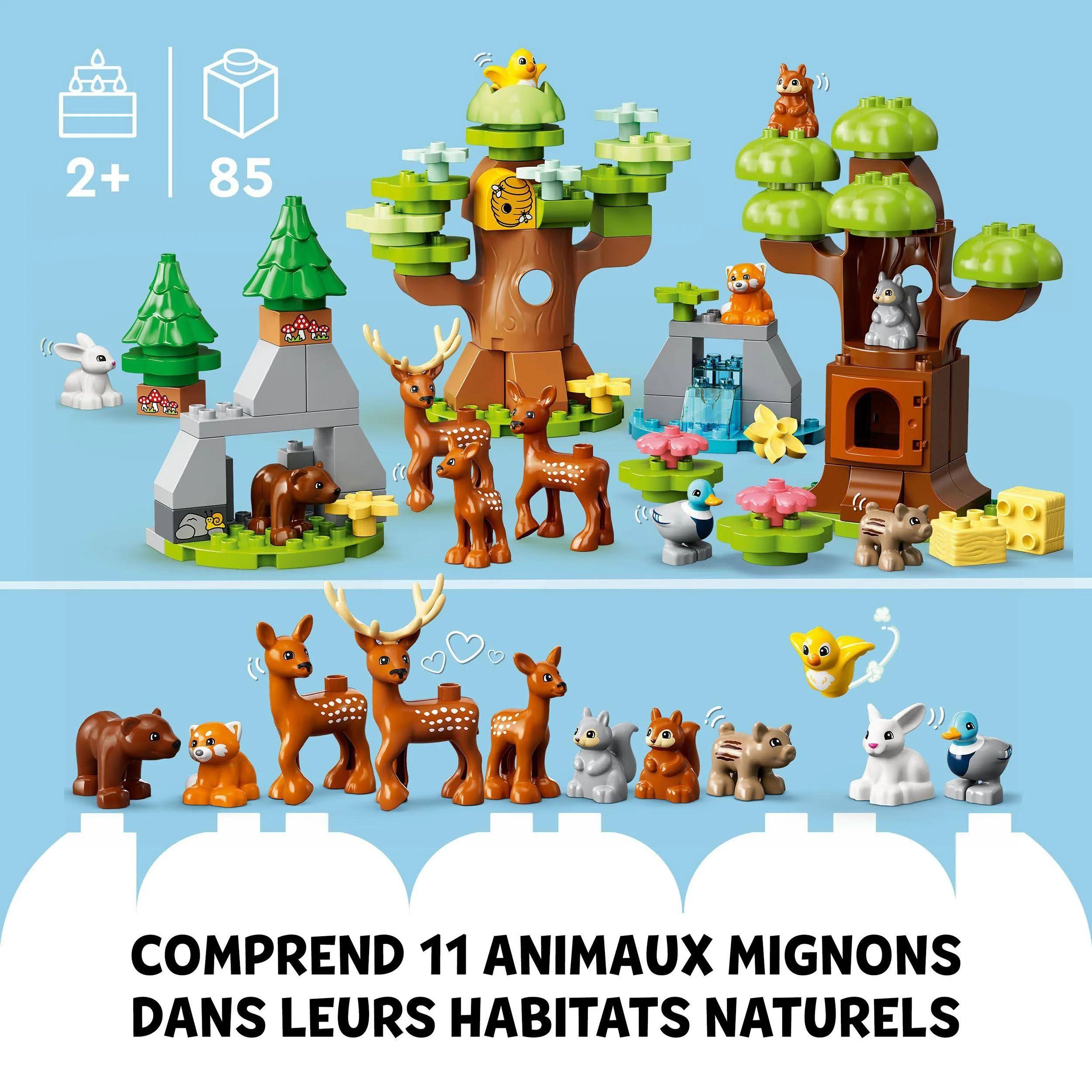 LEGO 10979 DUPLO Dzikie zwierzęta Europy