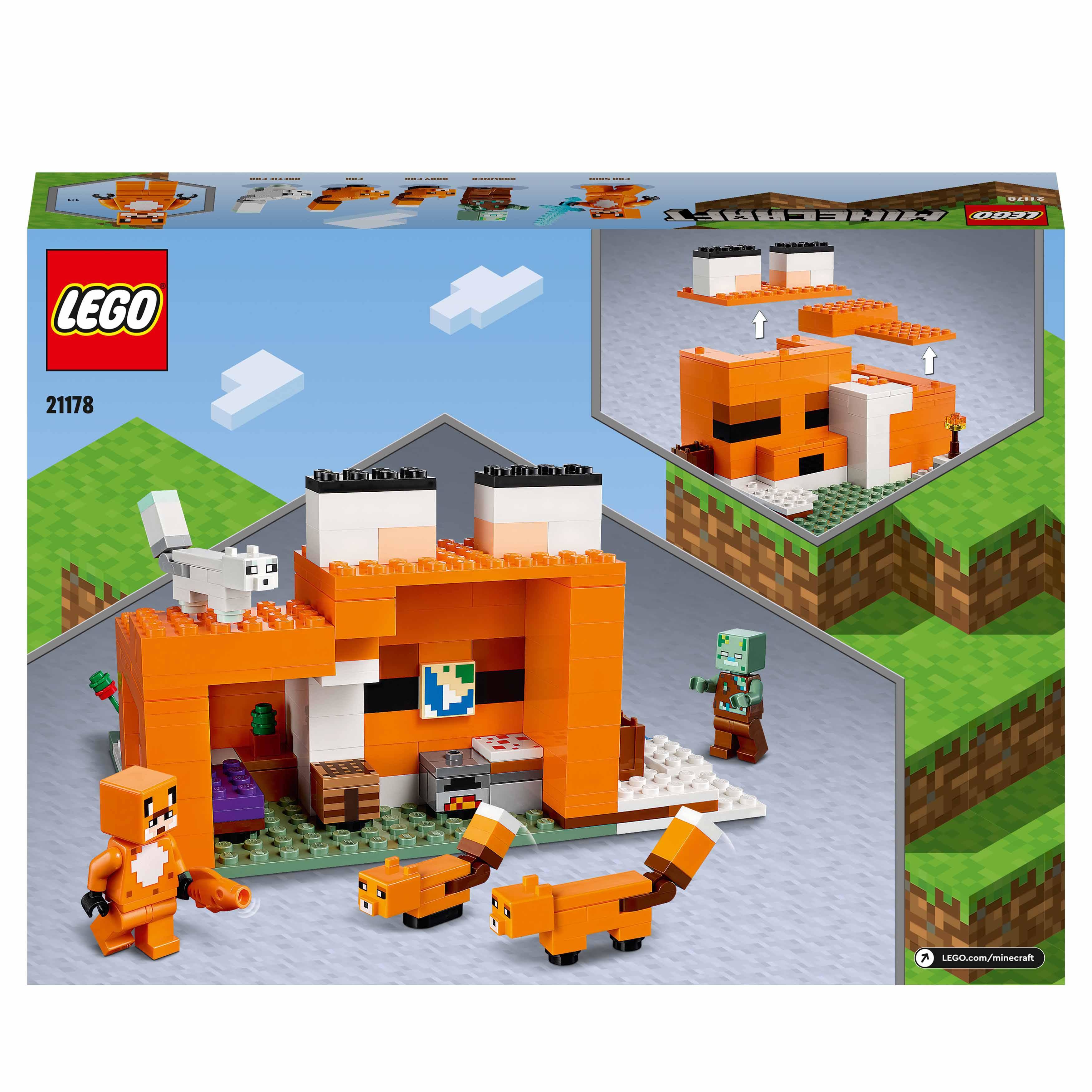 LEGO 21178 Minecraft - Siedlisko lisów