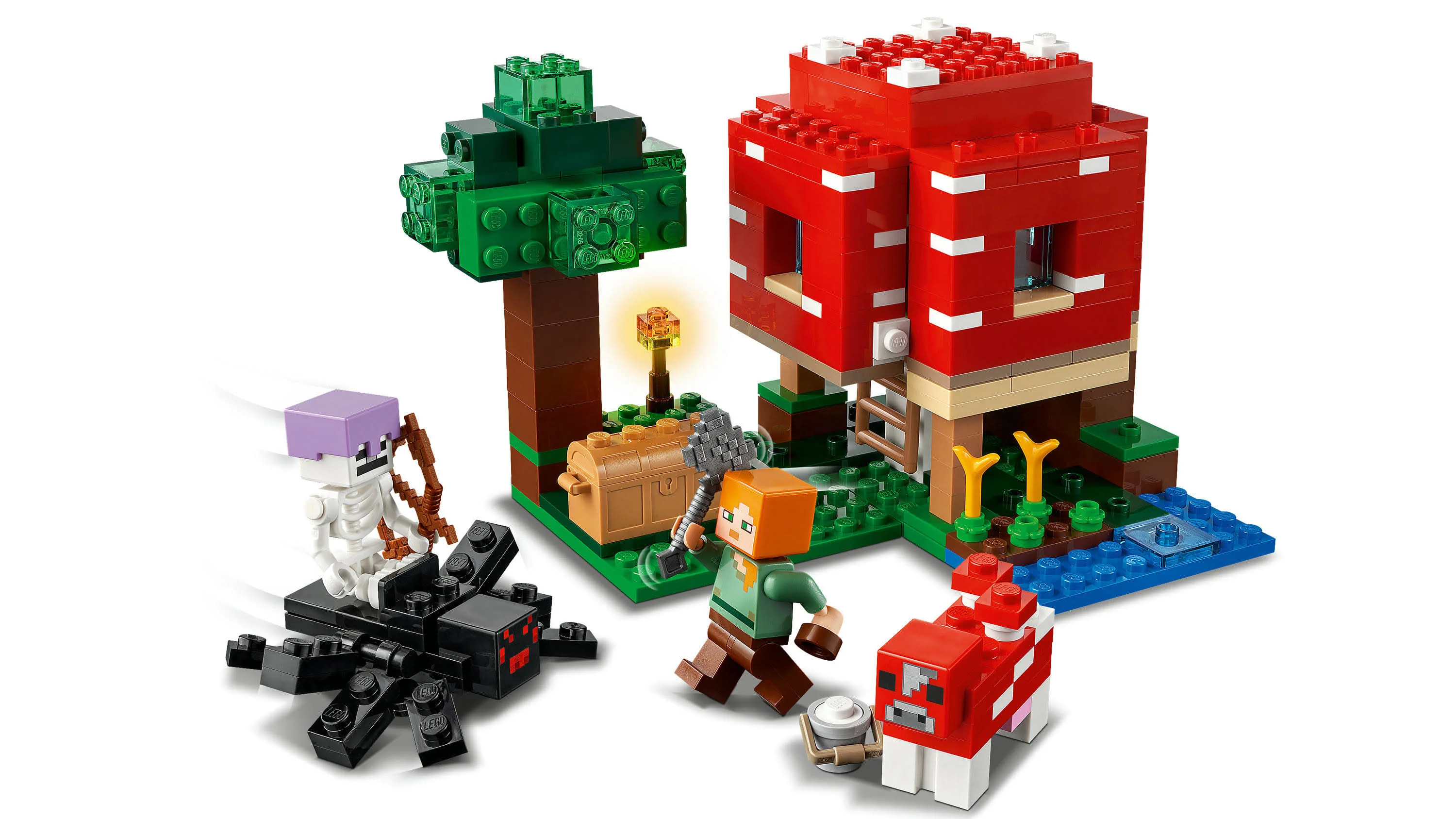 LEGO 21179 MINECRAFT DOM W GRZYBIE