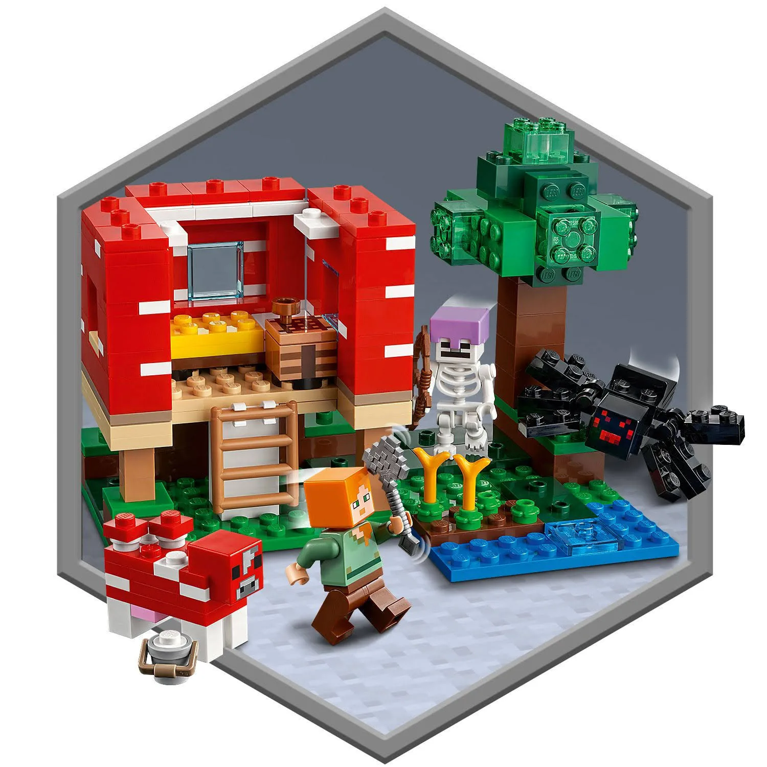 LEGO 21179 MINECRAFT DOM W GRZYBIE