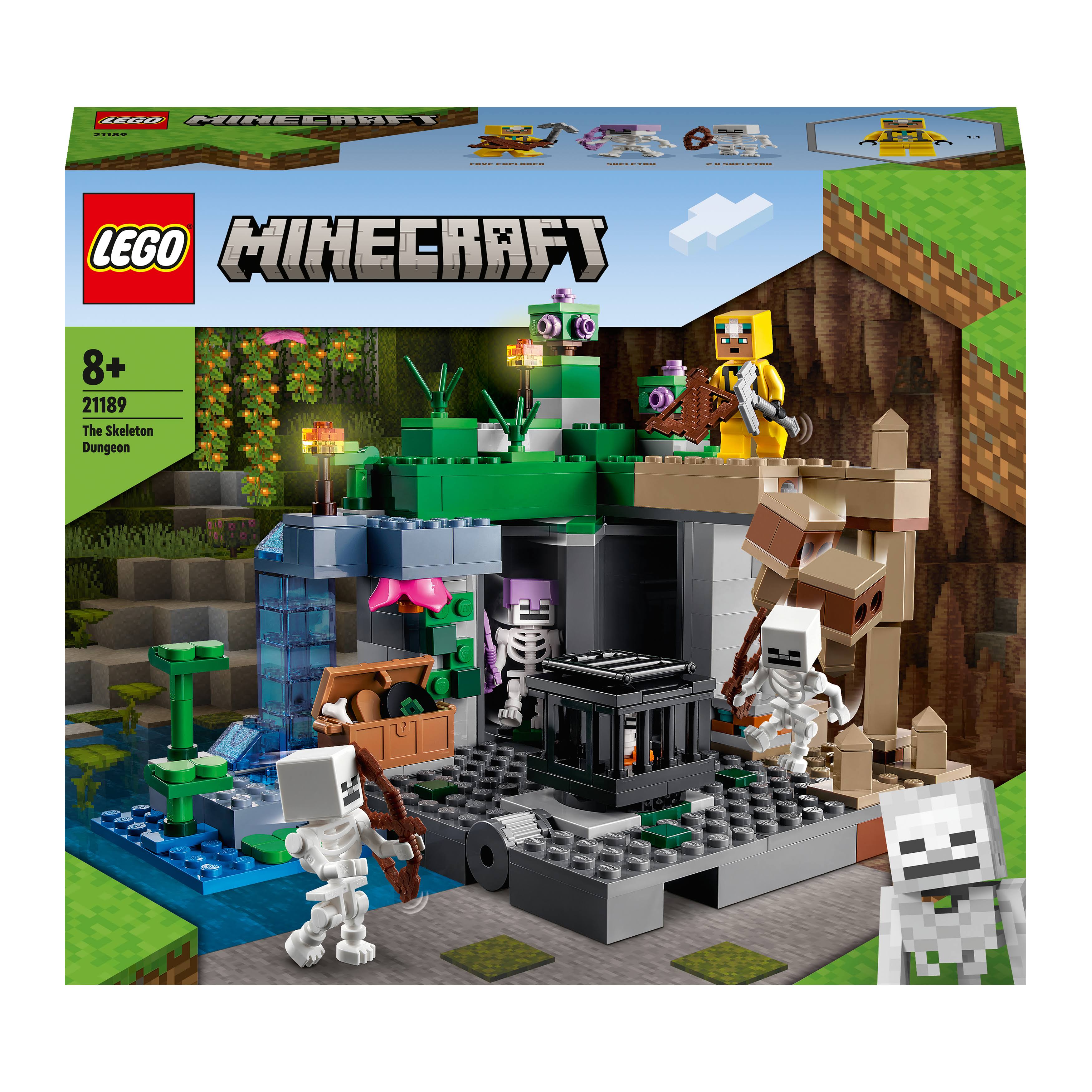 LEGO 21189 Minecraft Loch szkieletów