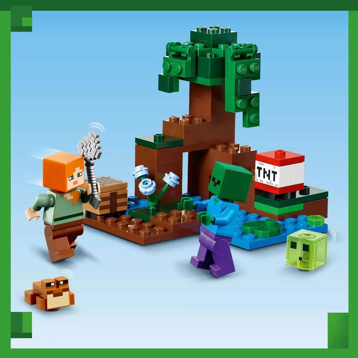 LEGO 21240 MINECRAFT PRZYGODA NA MOKRADŁACH