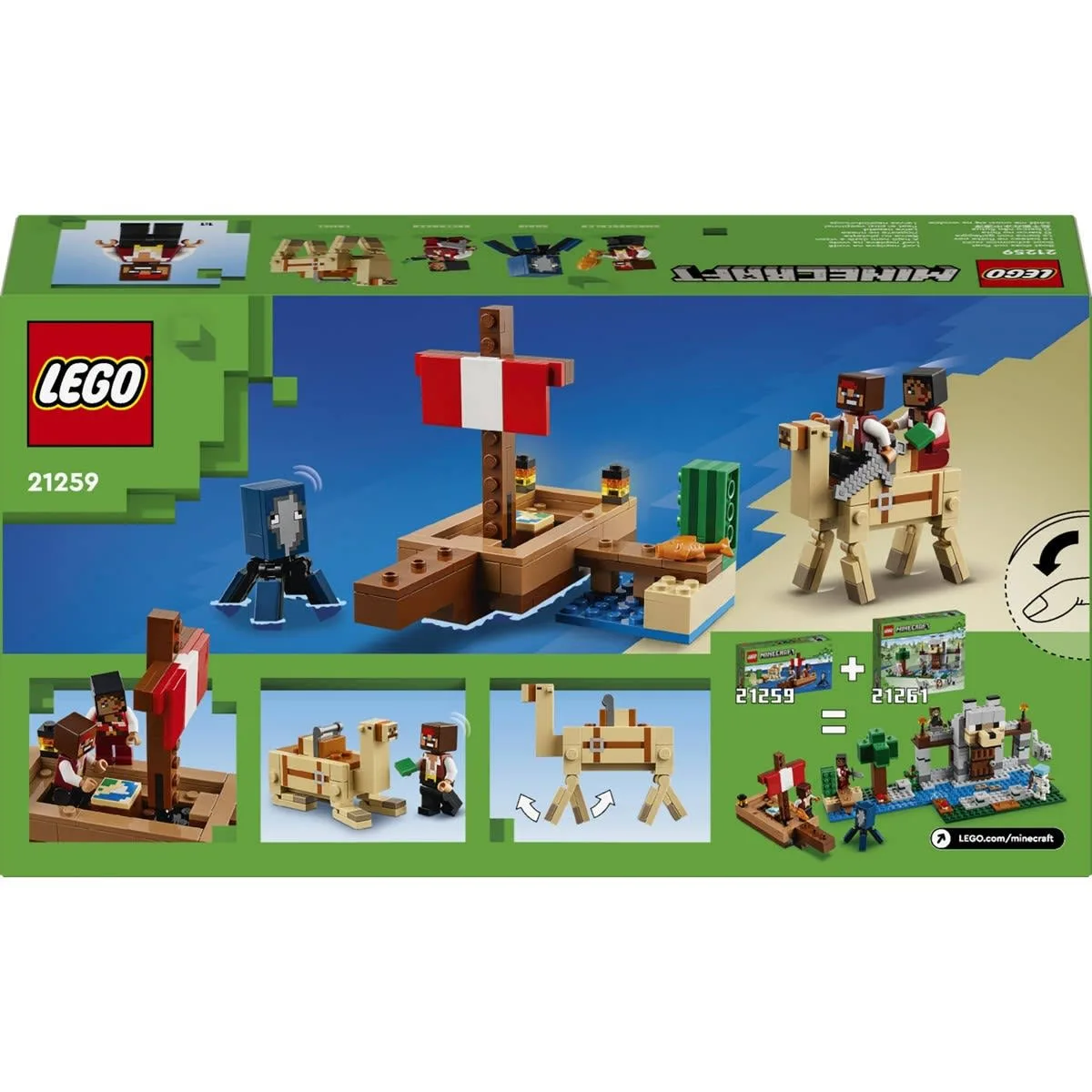 LEGO 21259 Minecraft Rejs statkiem pirackim