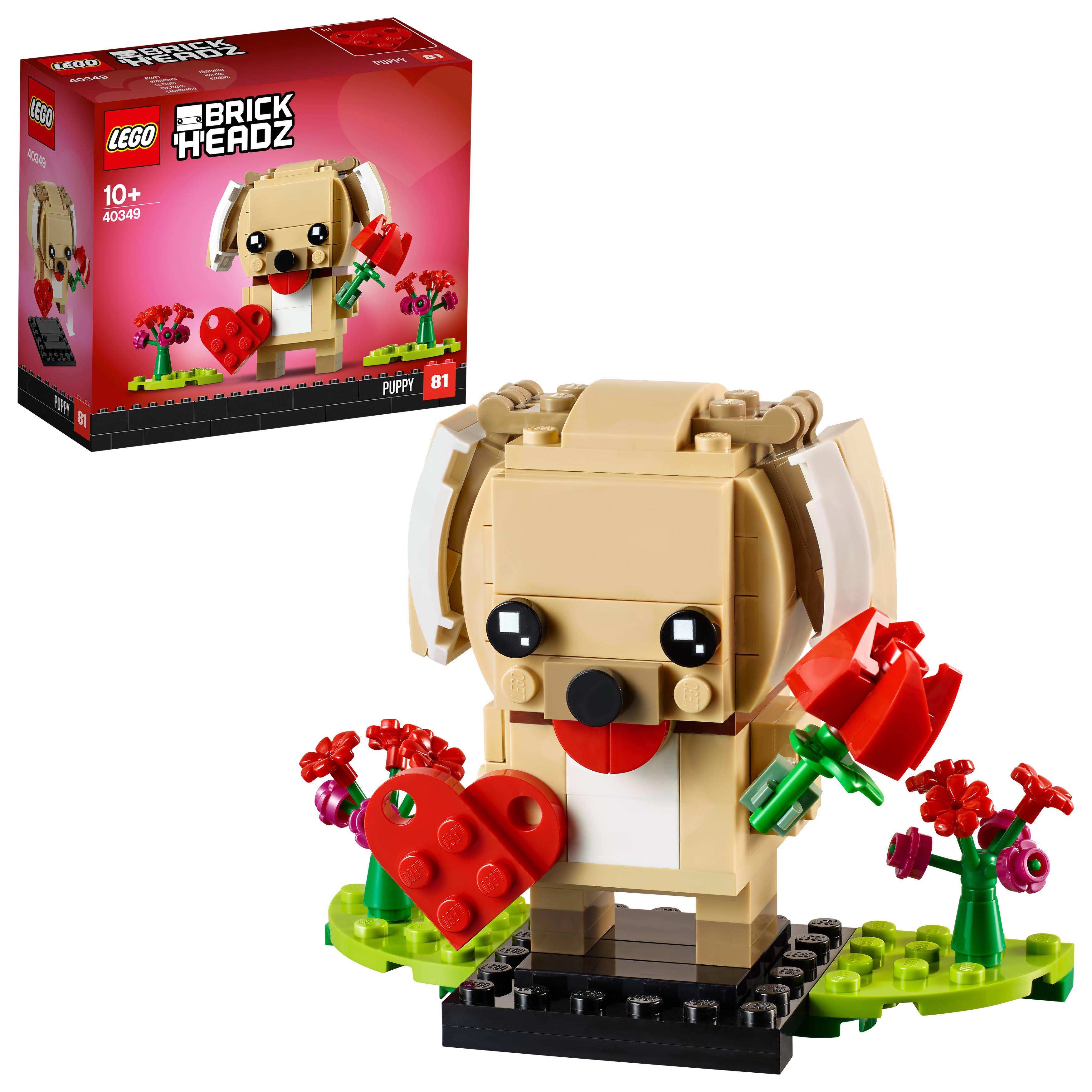 LEGO 40349 BrickHeadz Walentynkowy szczeniaczek