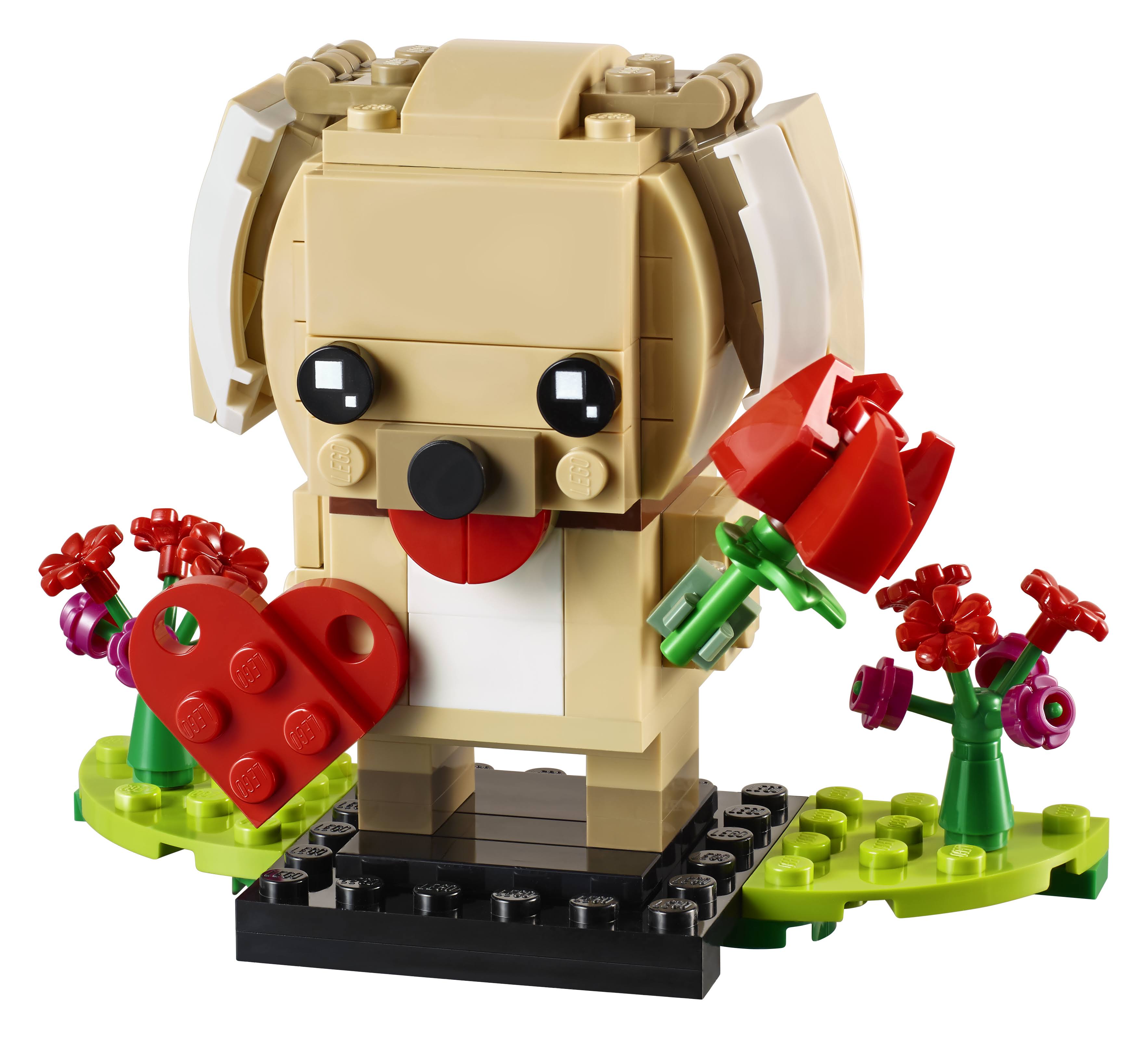 LEGO 40349 BrickHeadz Walentynkowy szczeniaczek