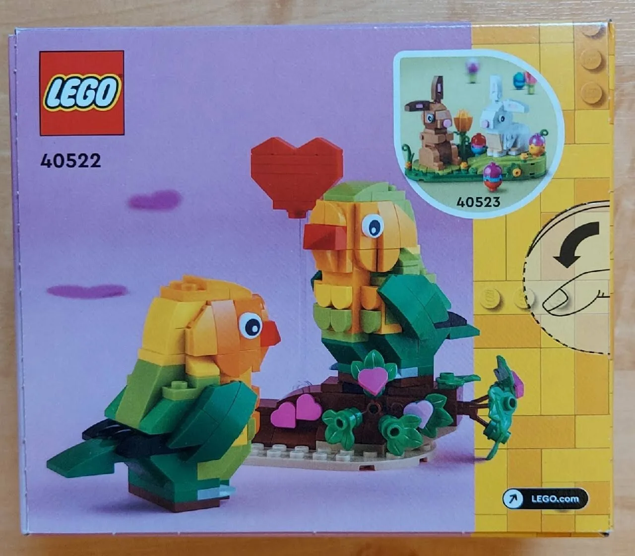 LEGO 40522 Walentynkowe papużki nierozłączki