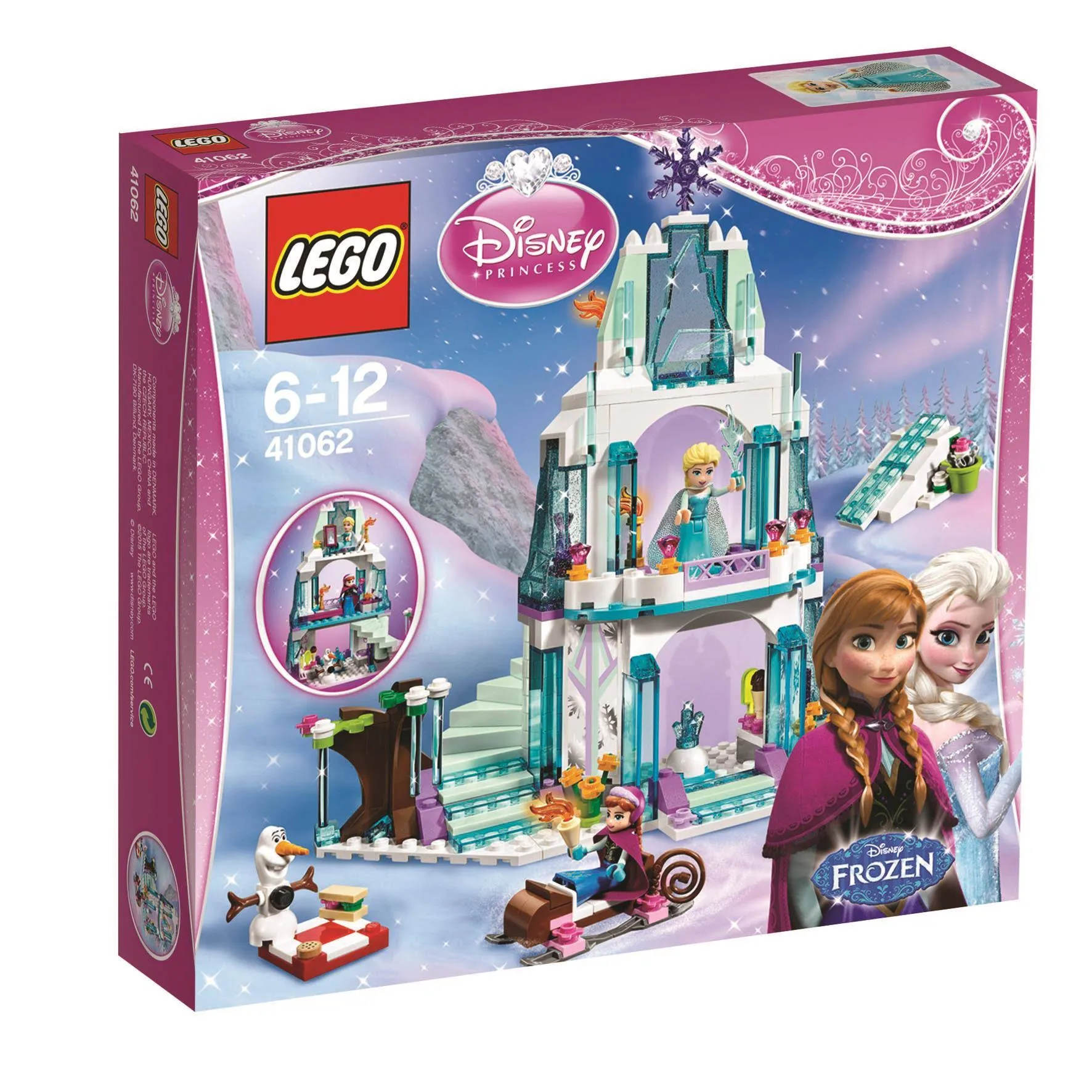 LEGO 41062 PRINCESS BŁYSZCZĄCY LODOWY ZAMEK ELZY