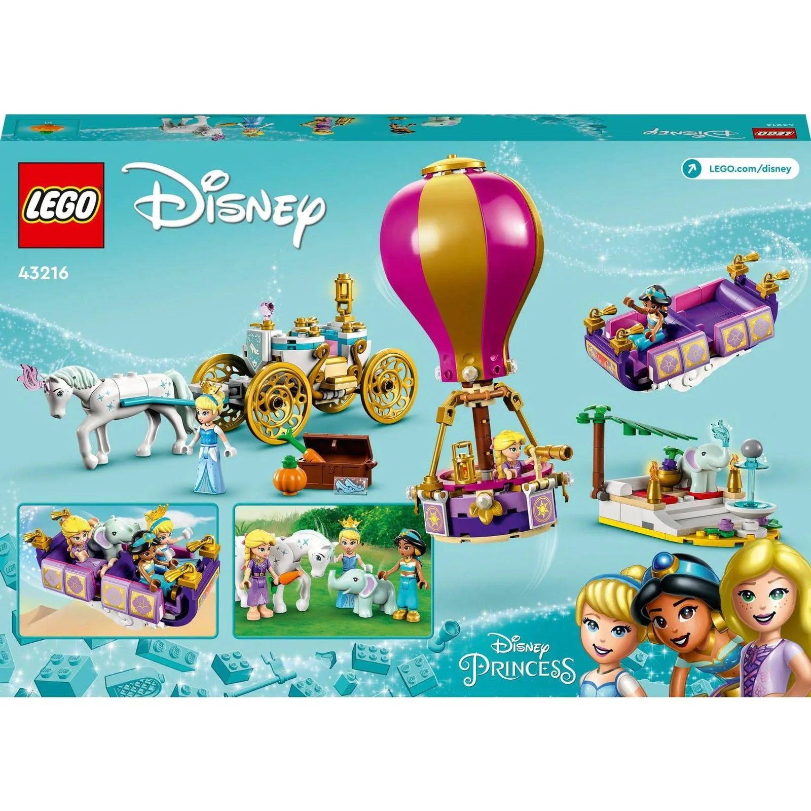 LEGO 43216 DISNEY PRINCESS Podróż zaczarowanej księżniczki