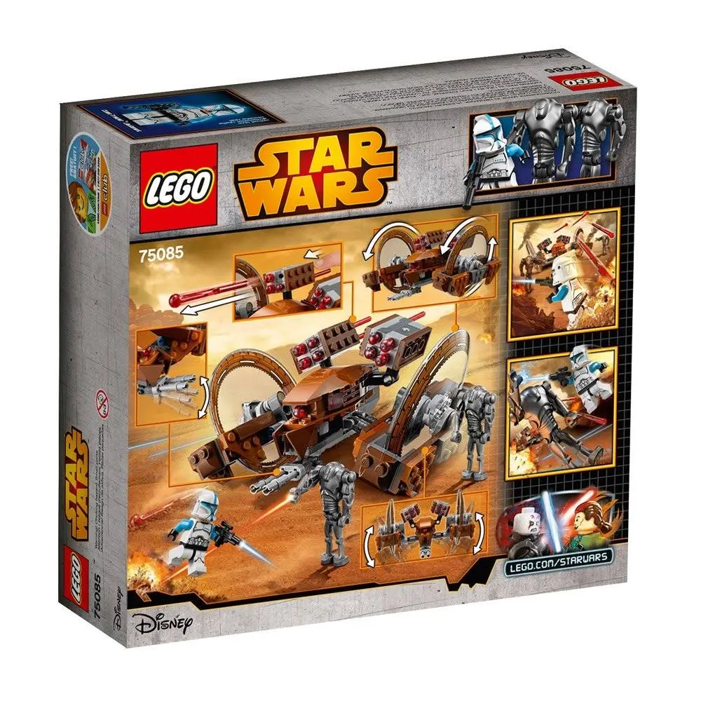 LEGO 75085, droid gradfire, w pudełku, nowy, Gwiezdne wojny, eposide 2, z klonem, porucznikiem