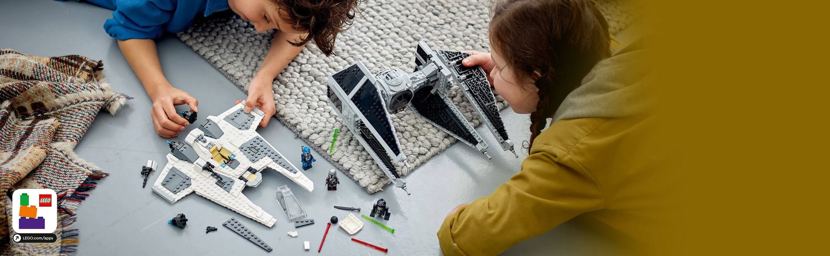 LEGO 75348 Star Wars - Mandaloriański myśliwiec Fang Fighter kontra TIE Interceptor