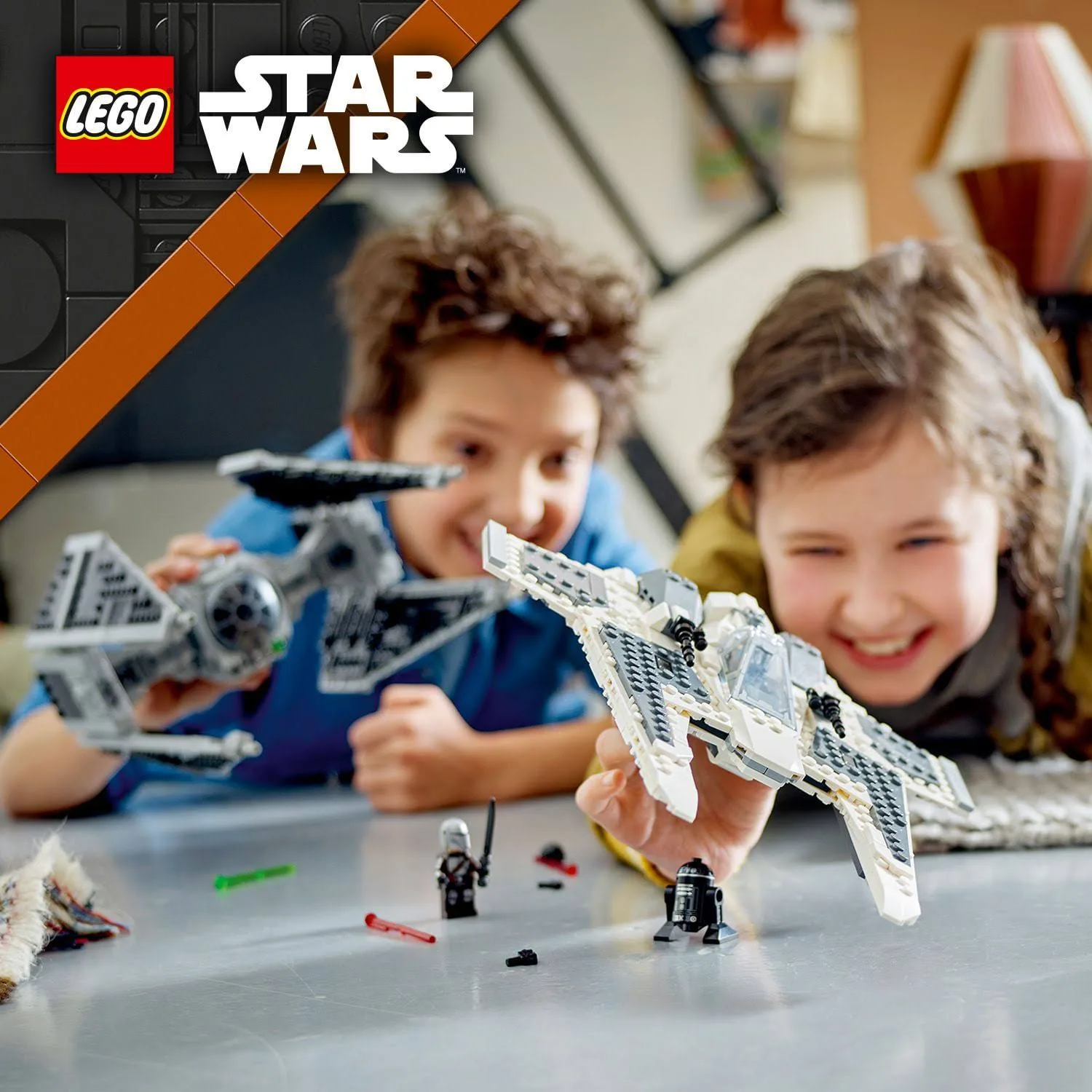 LEGO 75348 Star Wars - Mandaloriański myśliwiec Fang Fighter kontra TIE Interceptor