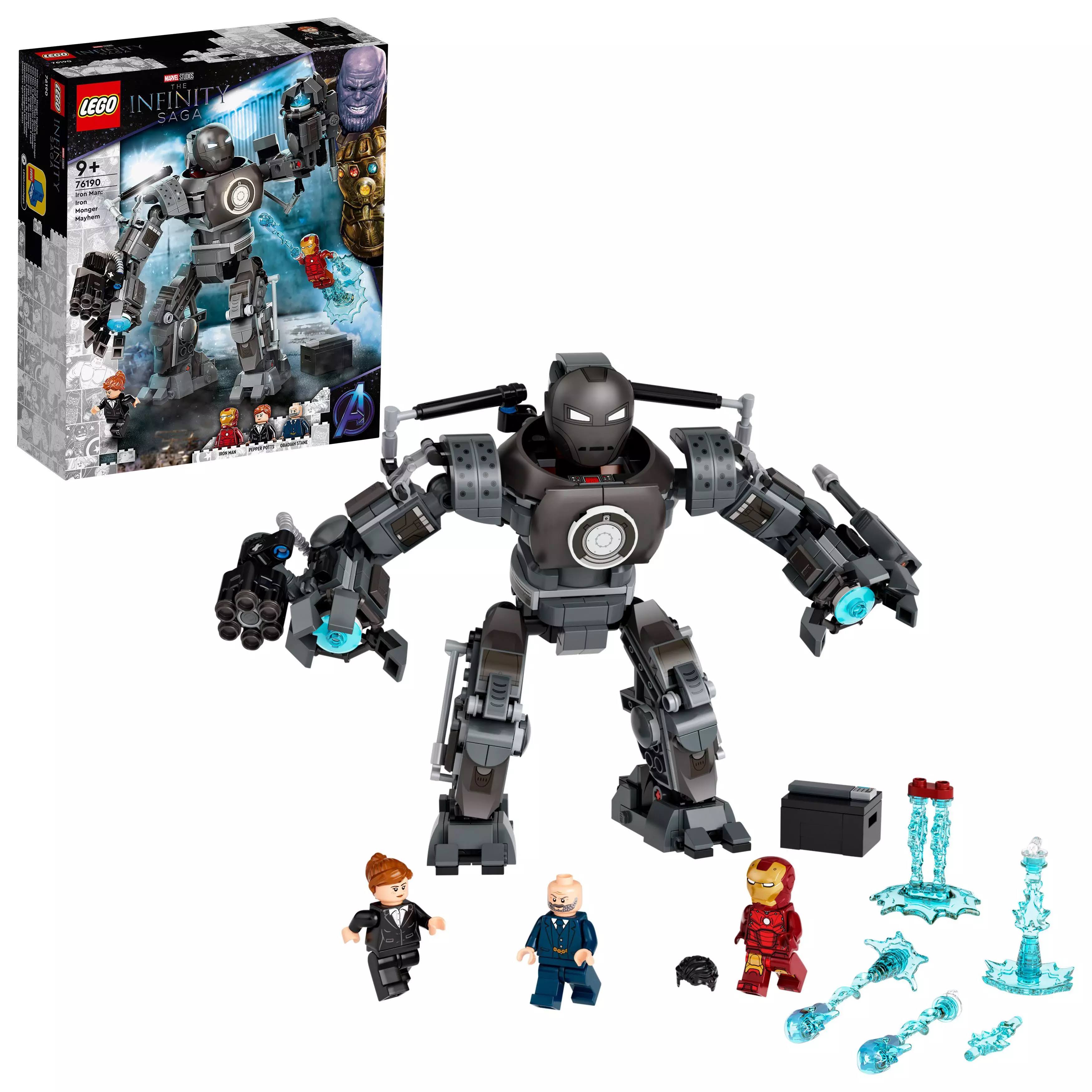 LEGO 76190 Marvel Super Heroes - Iron Man: zadyma z Iron Mongerem