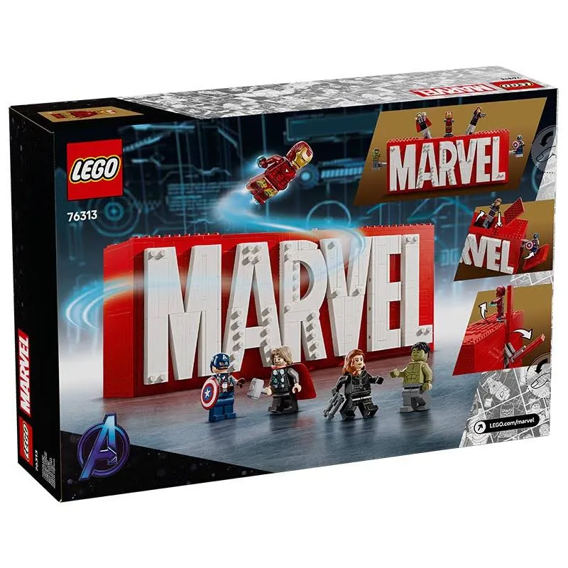 LEGO 76313 Marvel Logo Marvel z minifigurkami