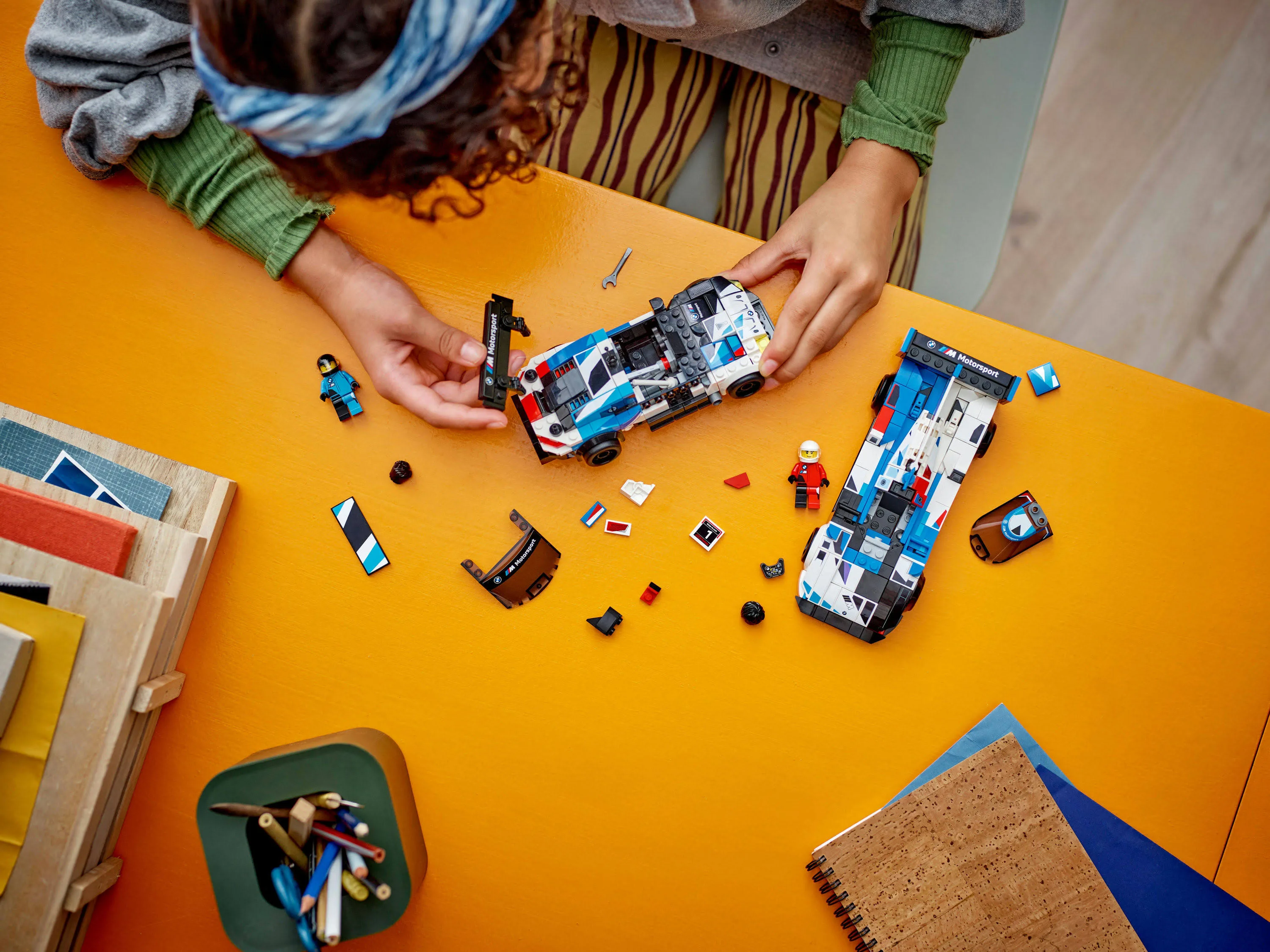 LEGO 76922 Speed CHAMPIONS - Samochody wyścigowe BMW M4 GT3 & BMW M Hybrid V8